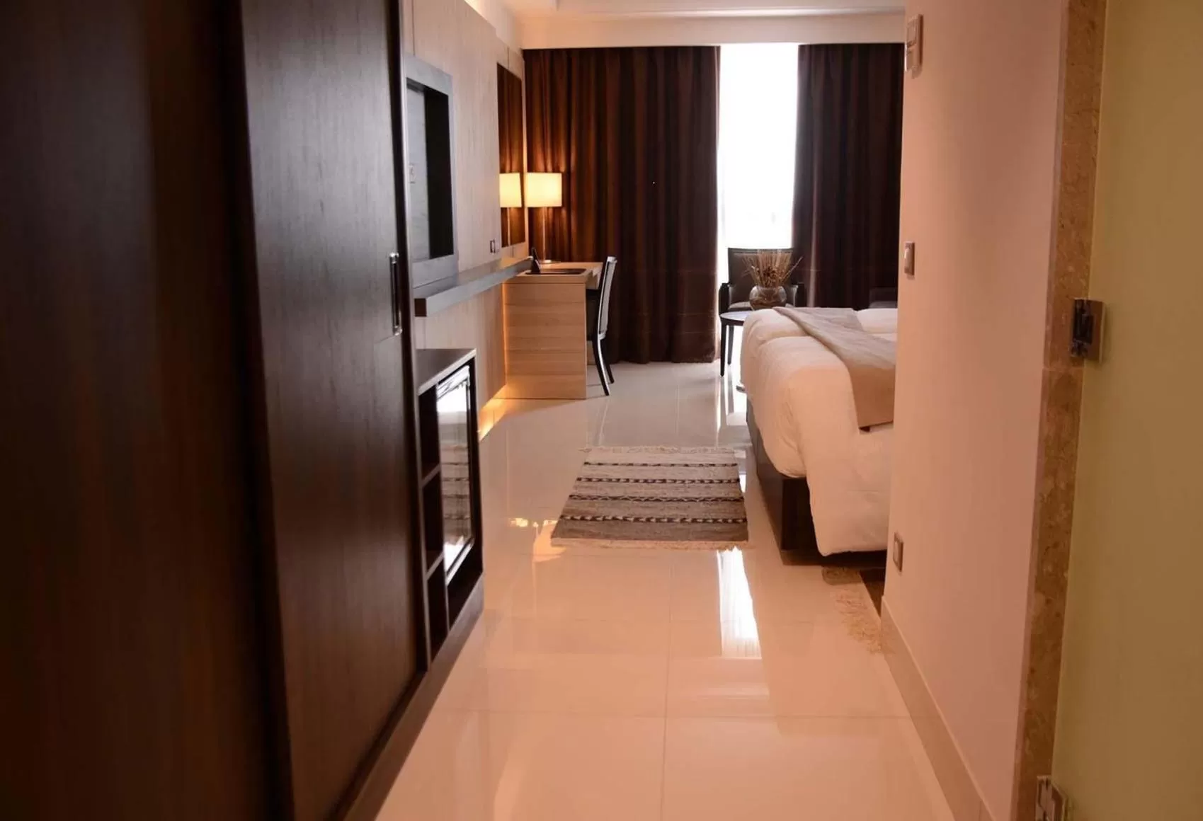 Decorative detail, Bed in Radisson Hotel Sfax