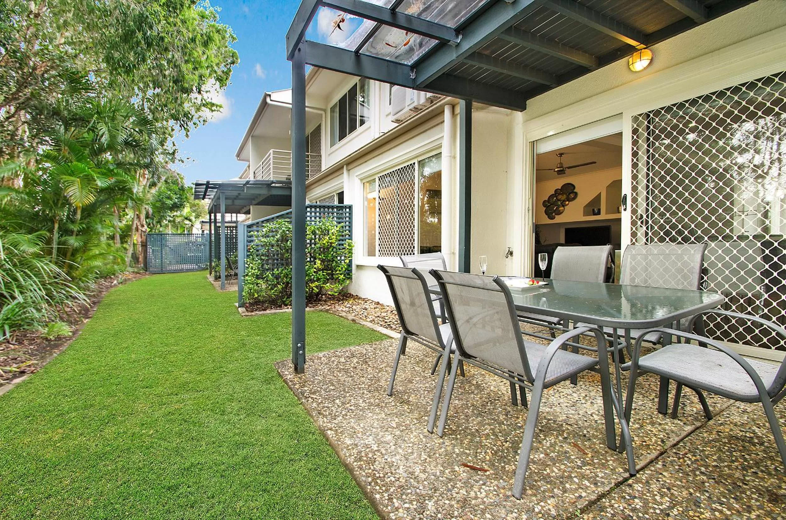 Patio in Ivory Palms Resort Noosa