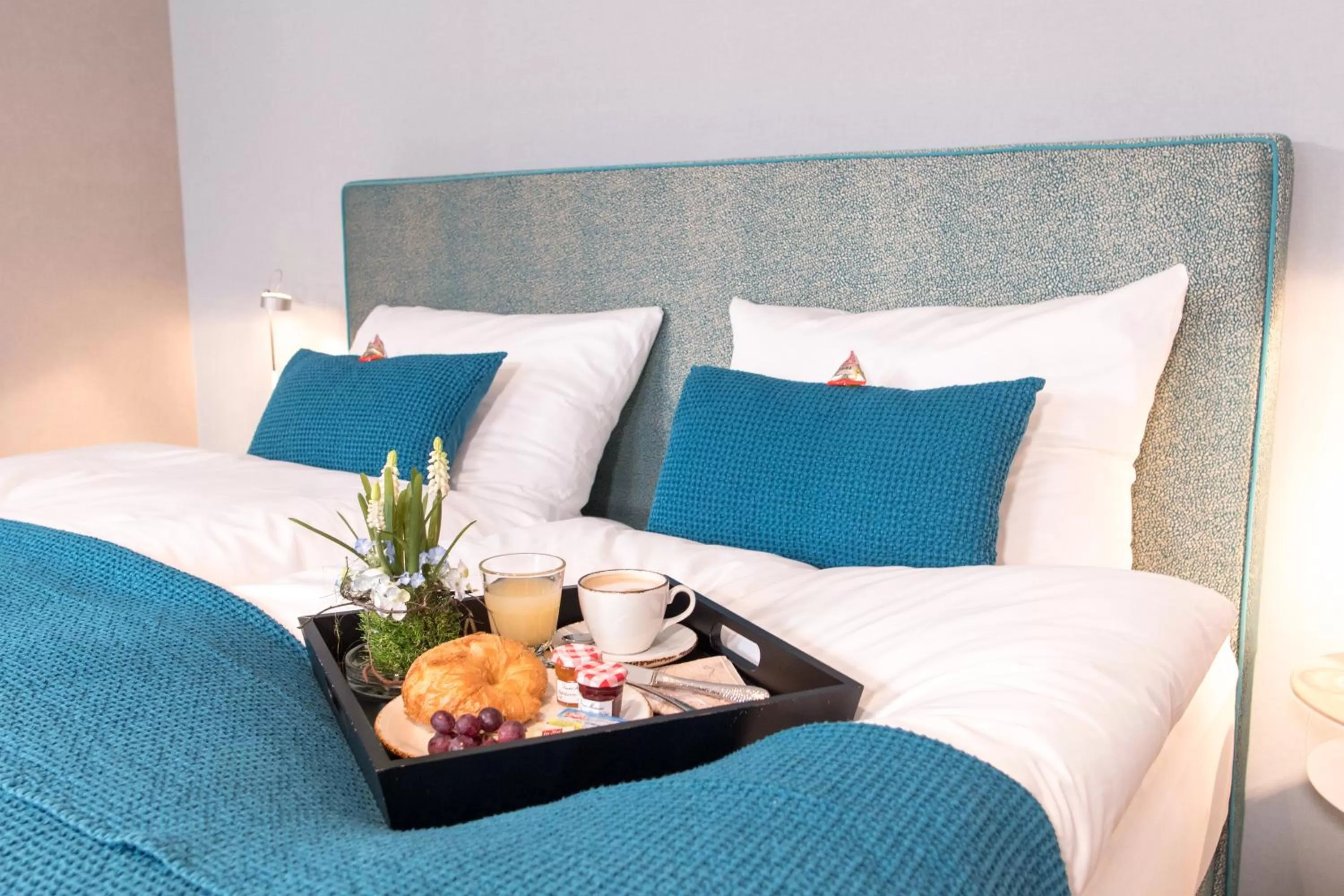 Decorative detail, Bed in Visbeker Deern Hotel Garni