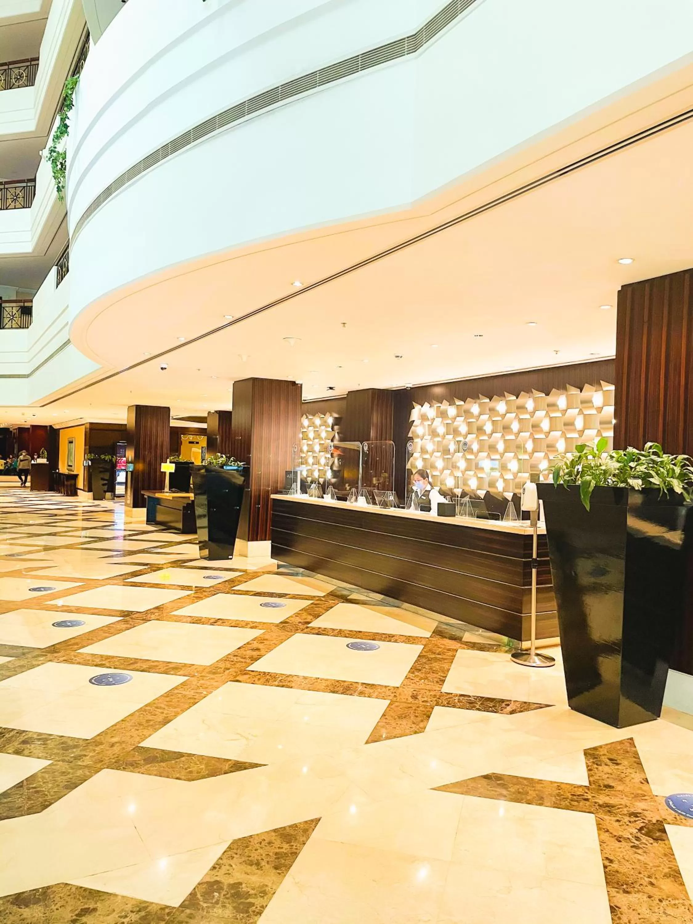 Lobby or reception in Mövenpick Grand Al Bustan