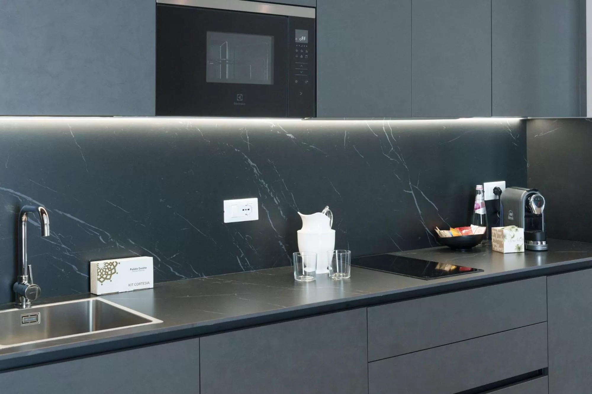 Kitchen or kitchenette in Vi Suites