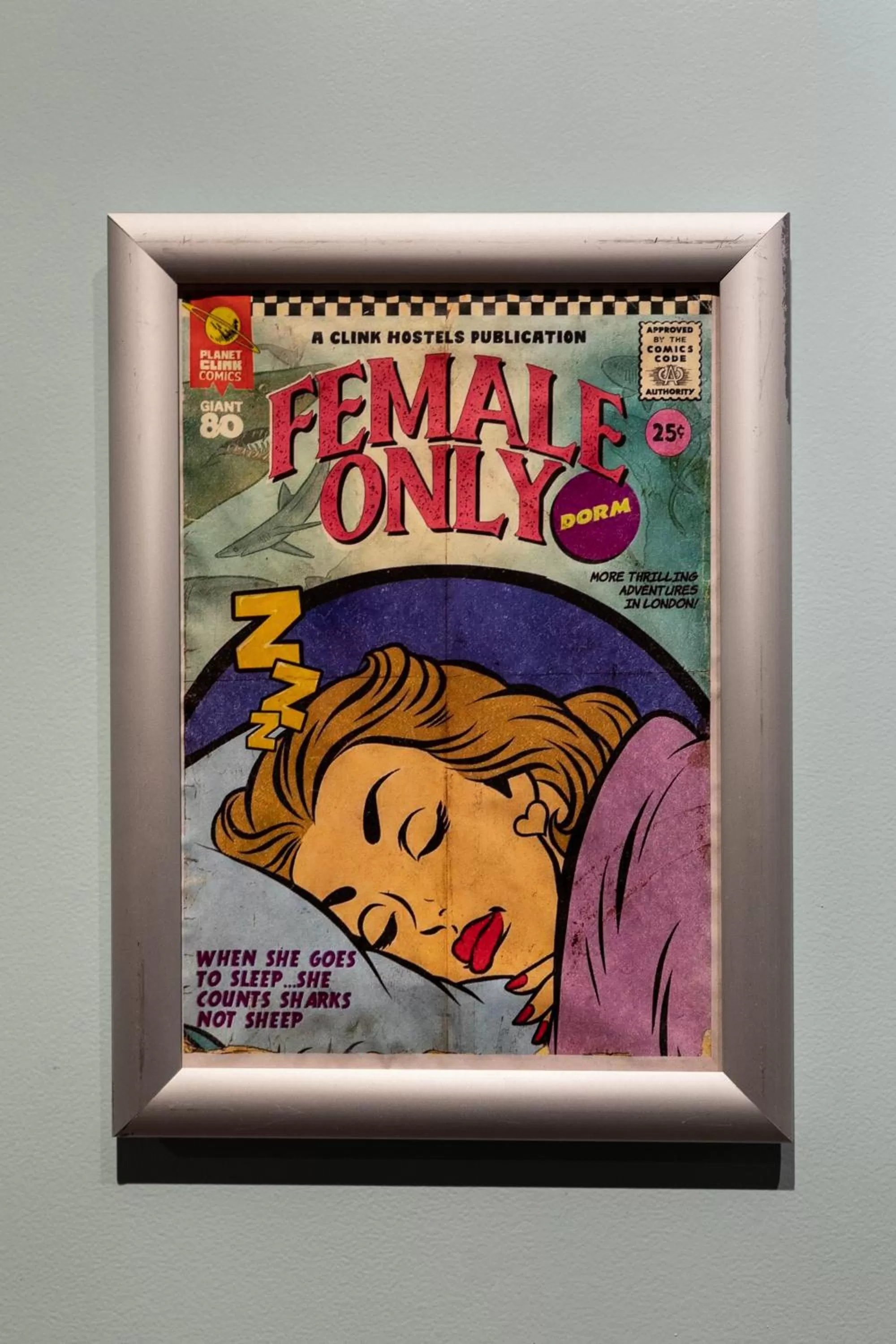 Decorative detail in Clink261 Hostel