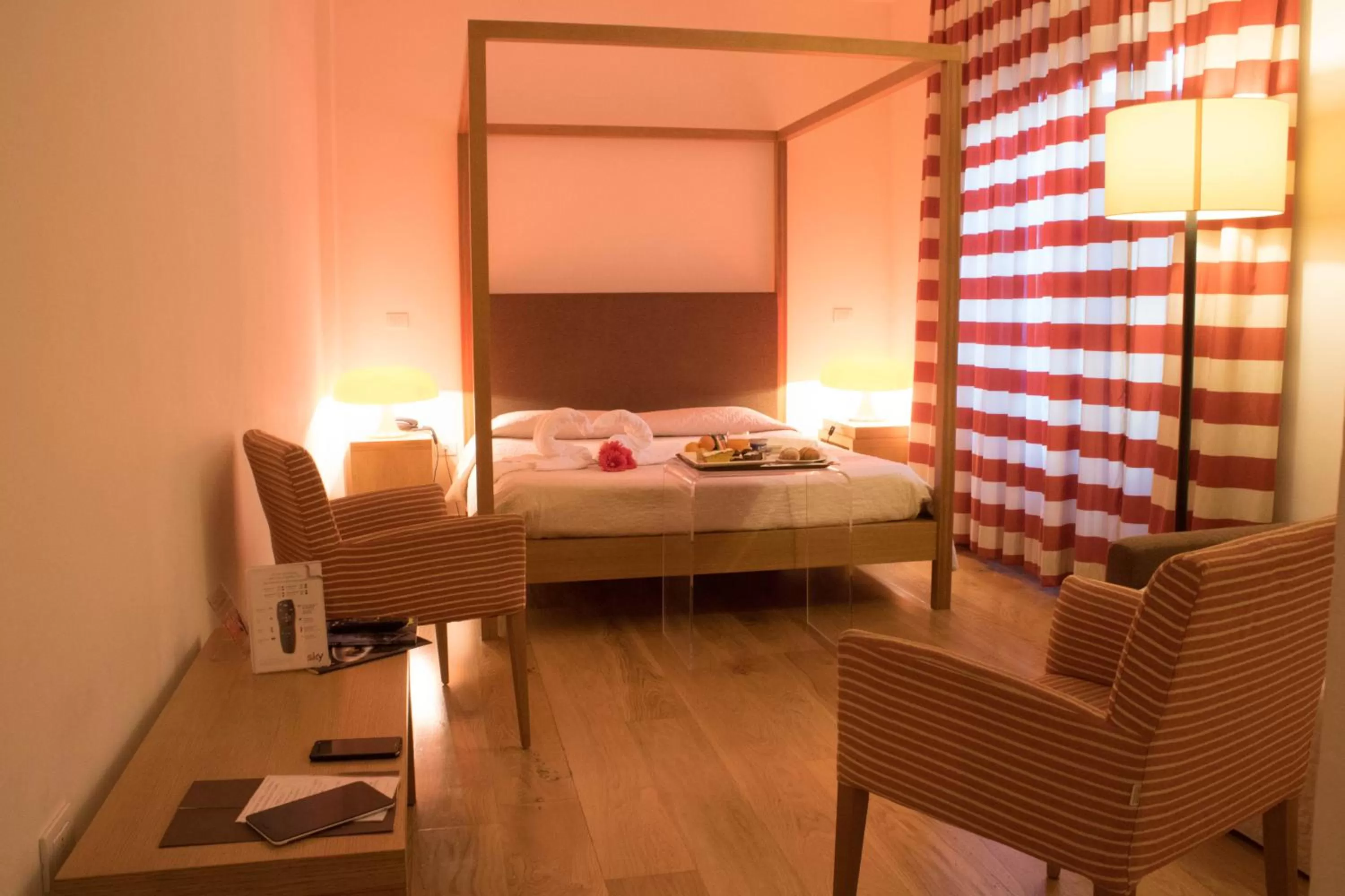 Bed in Le Querce Hotel