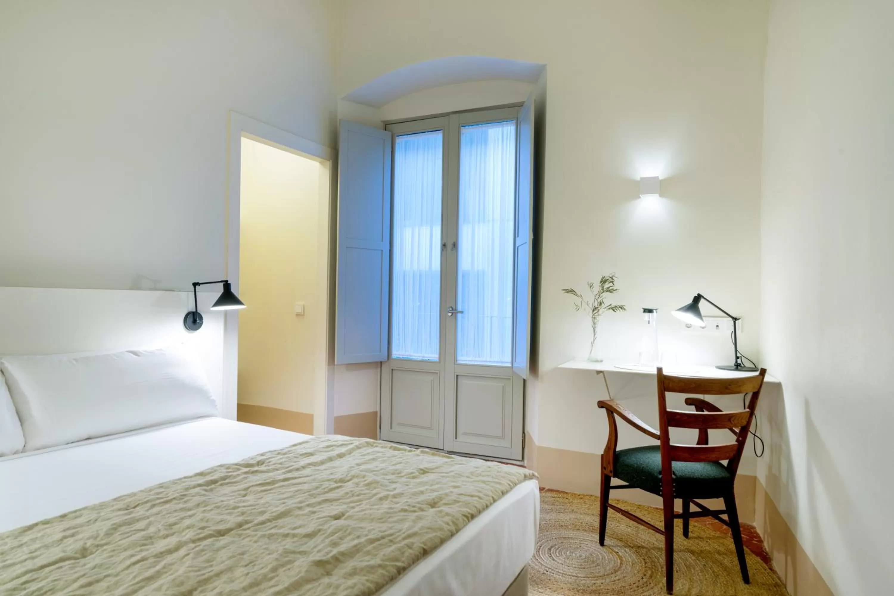 Bed in Can Mascort Eco Hotel