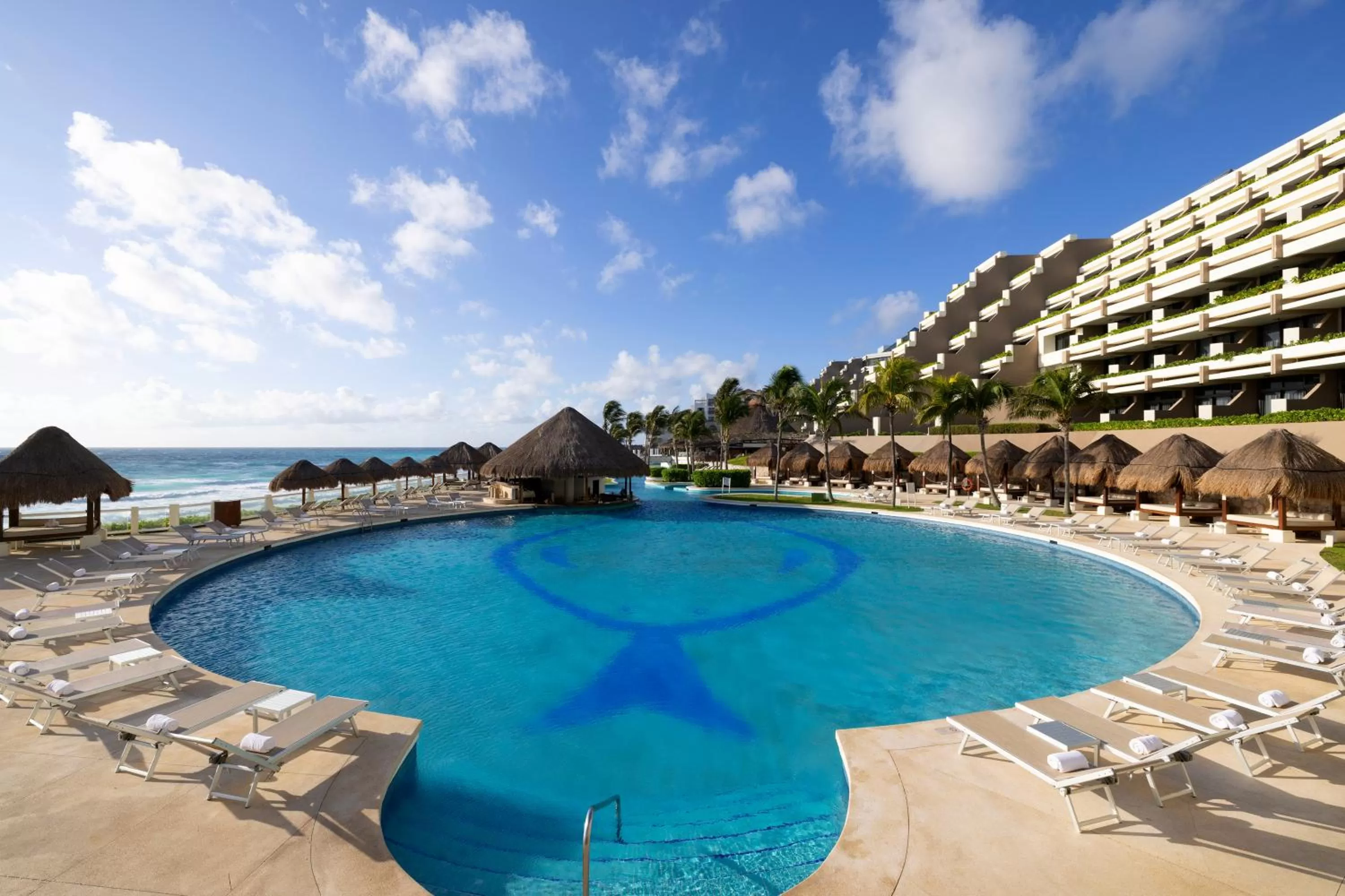 Pool view in Paradisus Cancun All Inclusive - Grand Reopening coming soon