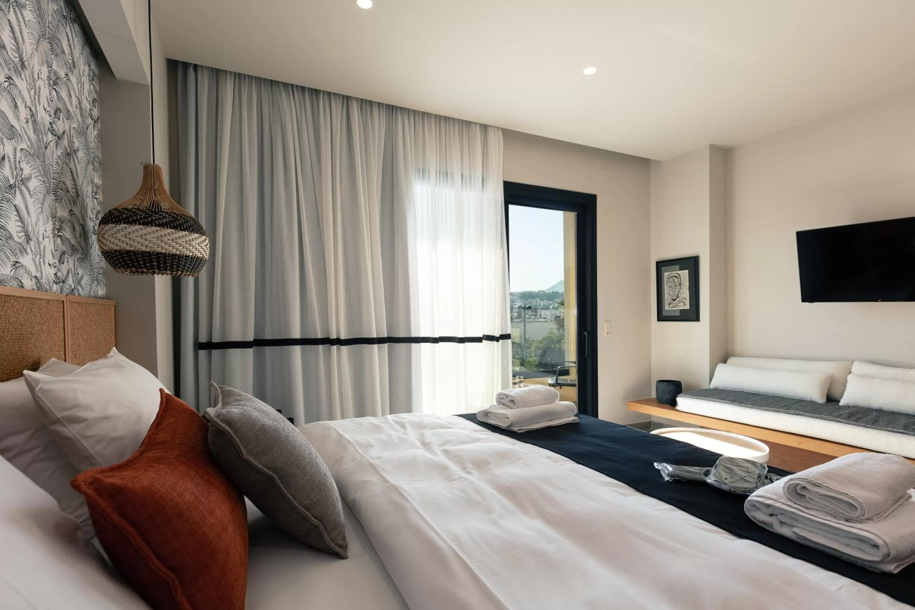 Photo of the whole room, Bed in Chapter 02 Gallery Suites