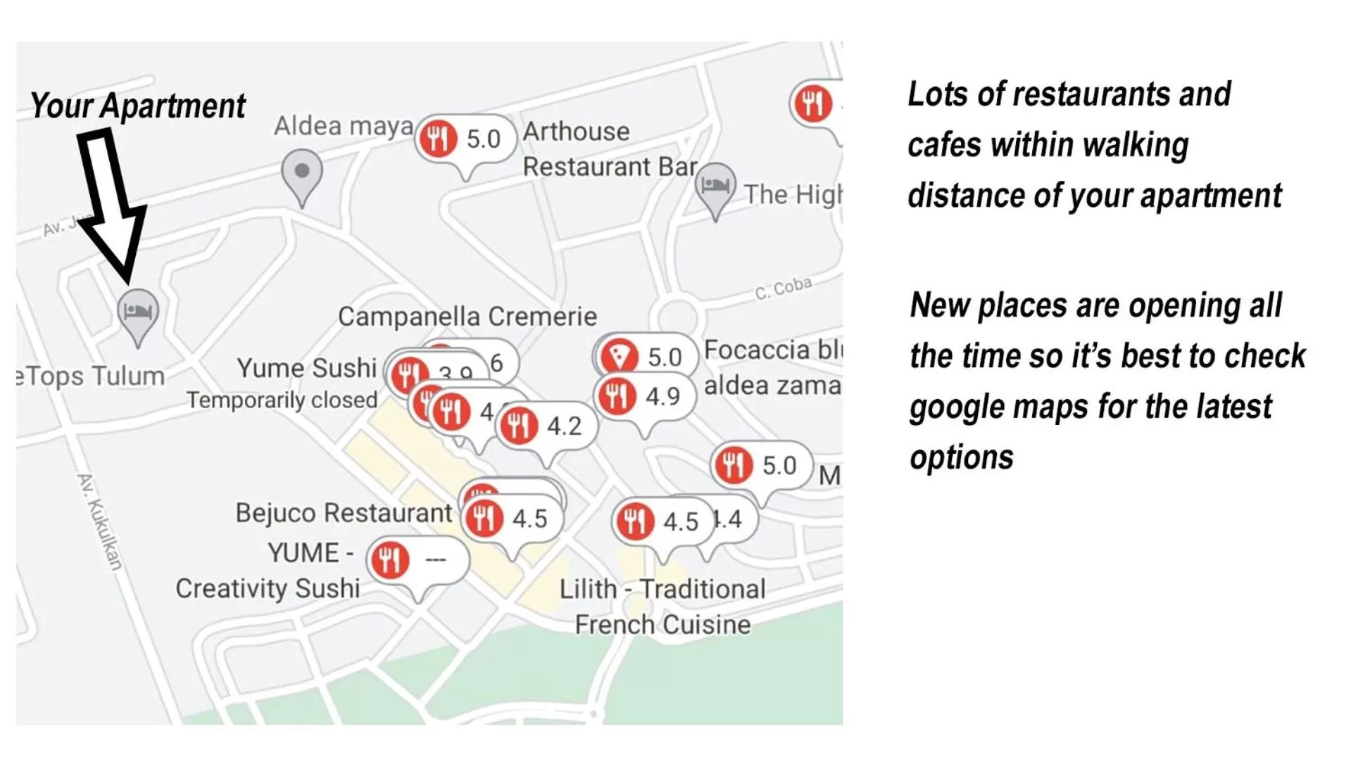 Location in Suites at TreeTops Tulum