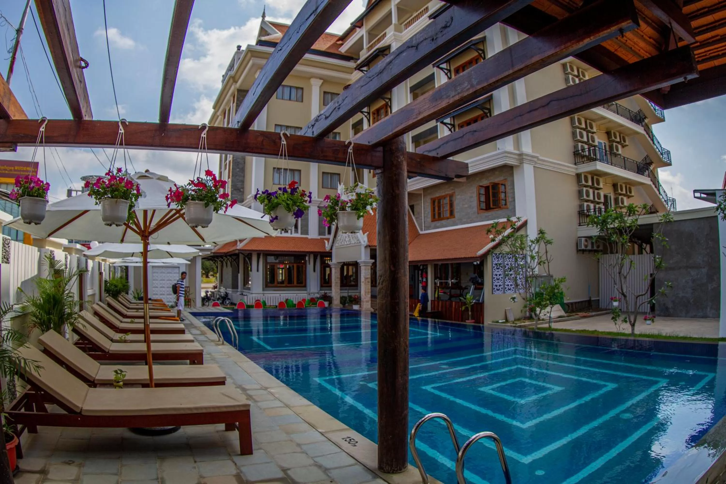 Fitness centre/facilities in Kampong Thom Palace Hotel