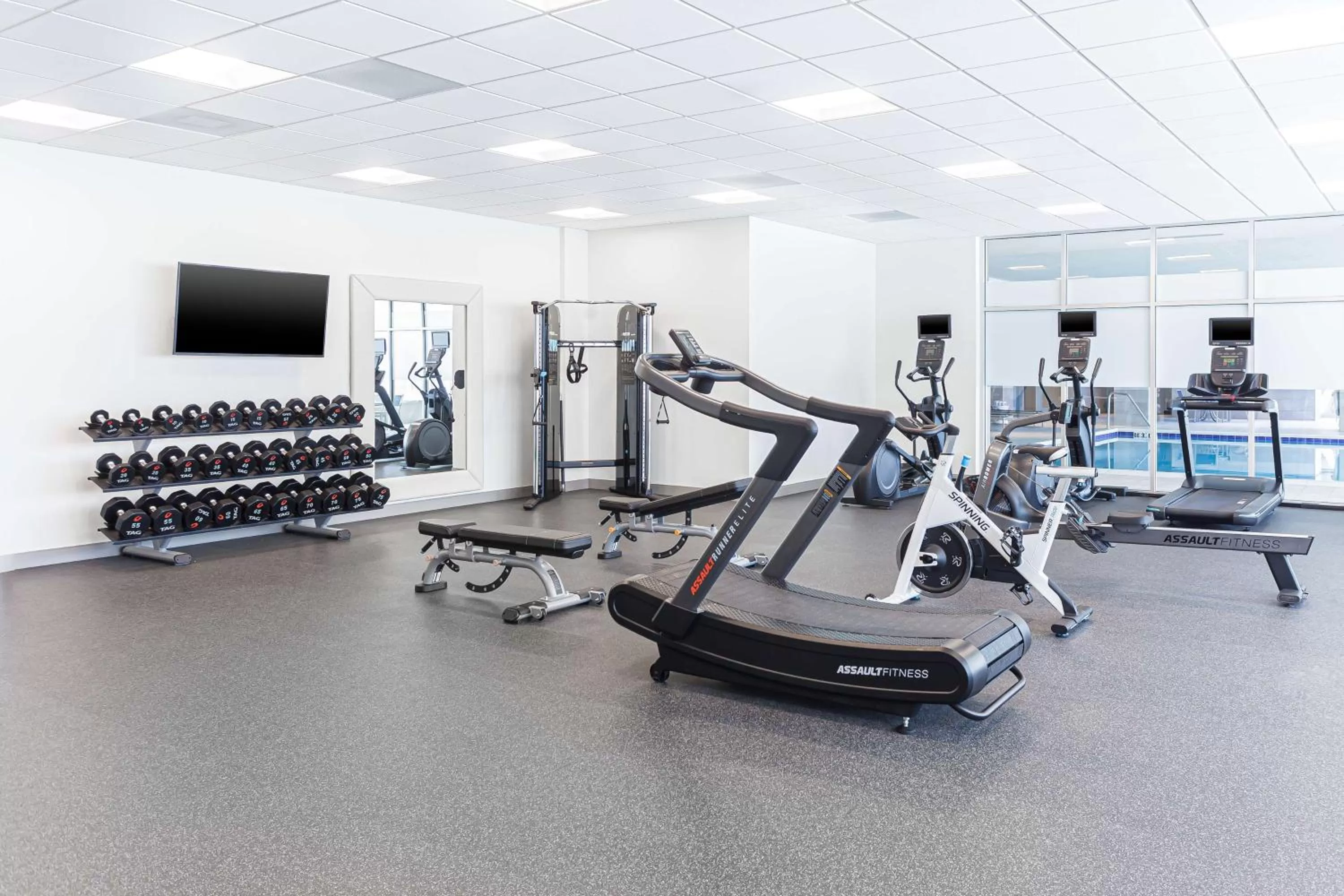 Fitness centre/facilities in Hilton Garden Inn Broomfield Boulder