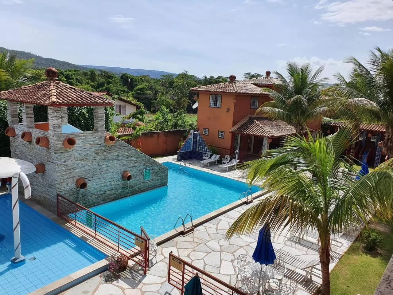 Swimming pool, Pool View in Villaê Pousada