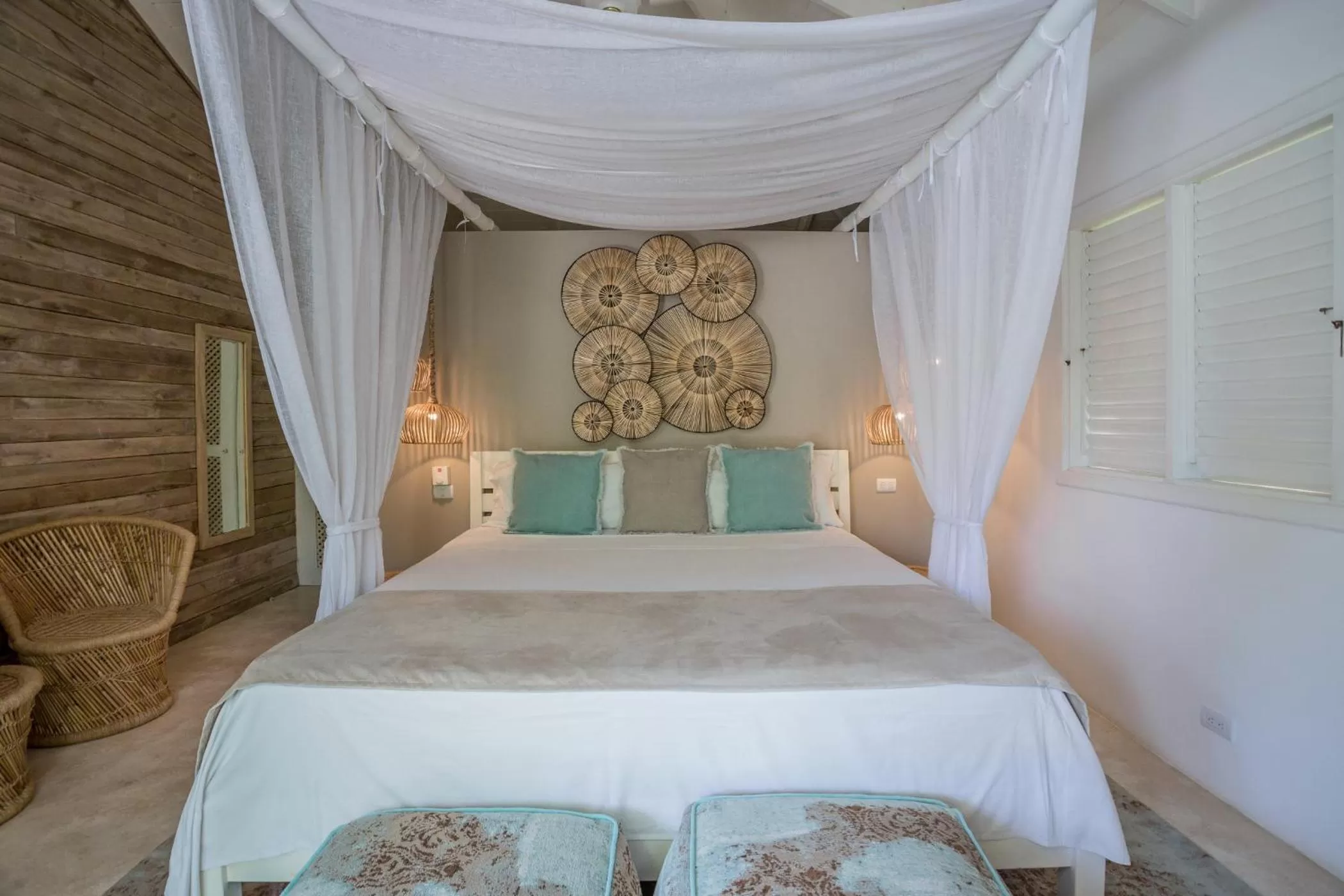 Bed in Mahona Boutique Hotel