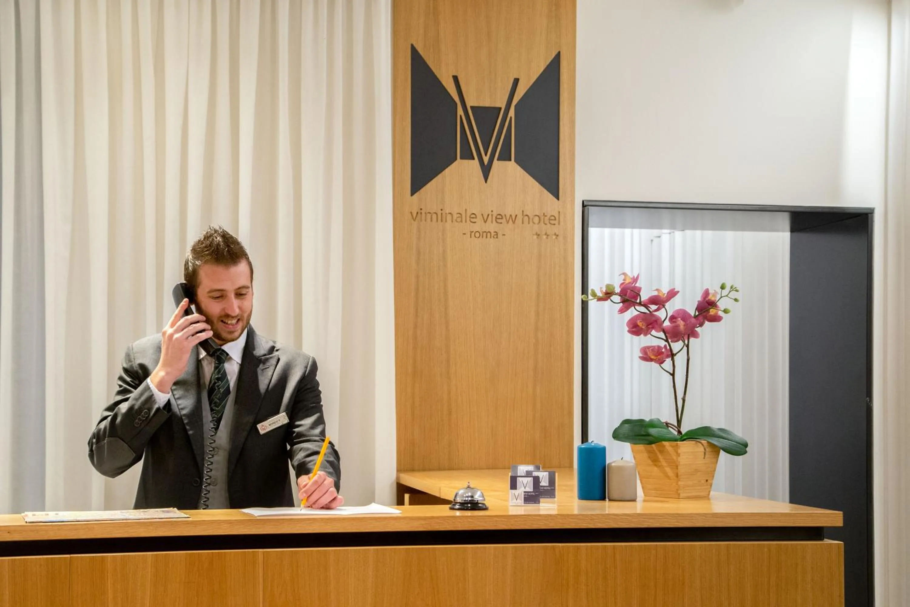 Lobby or reception in Viminale View Hotel