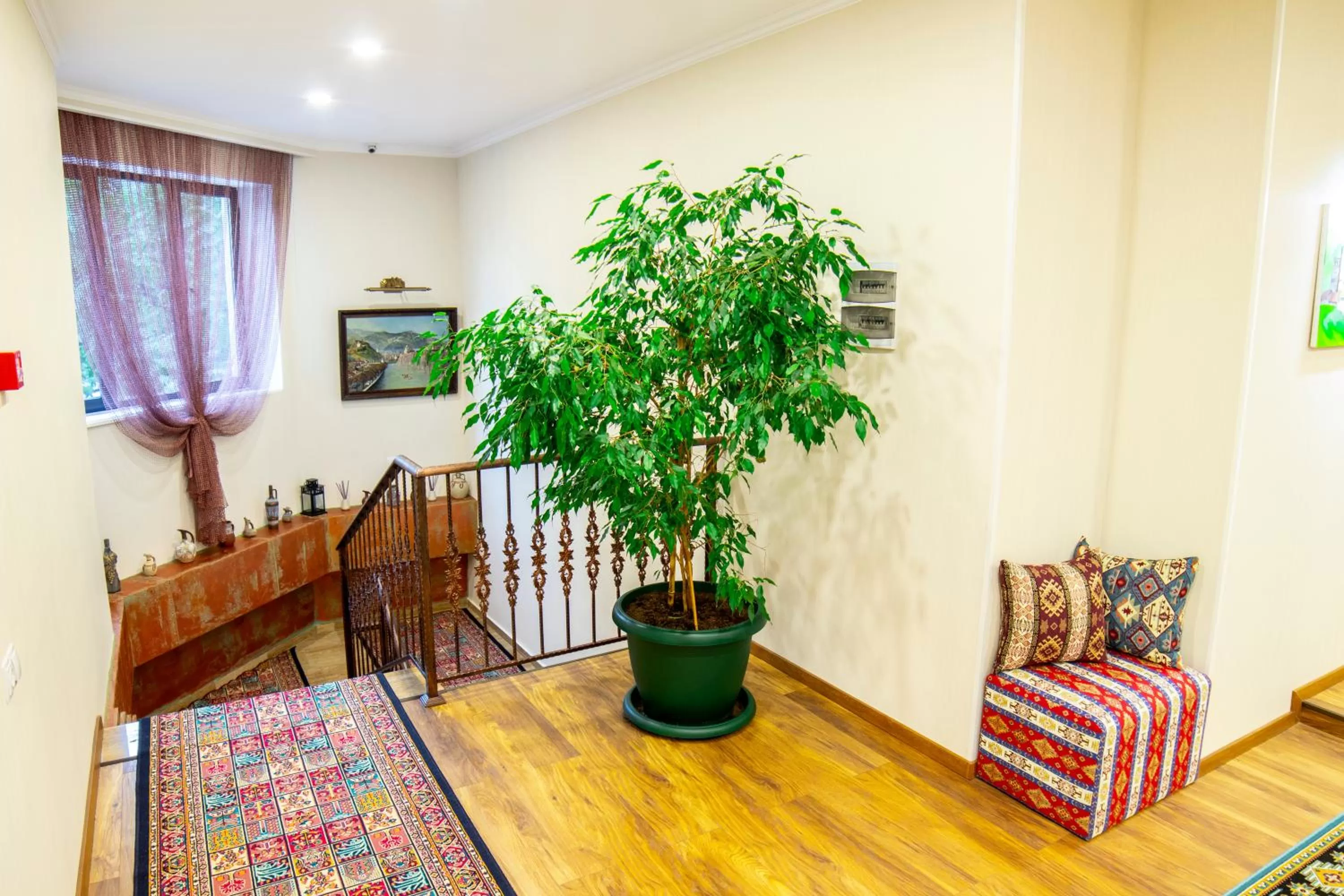 Decorative detail, Seating Area in Irmisa Hotel Tbilisi