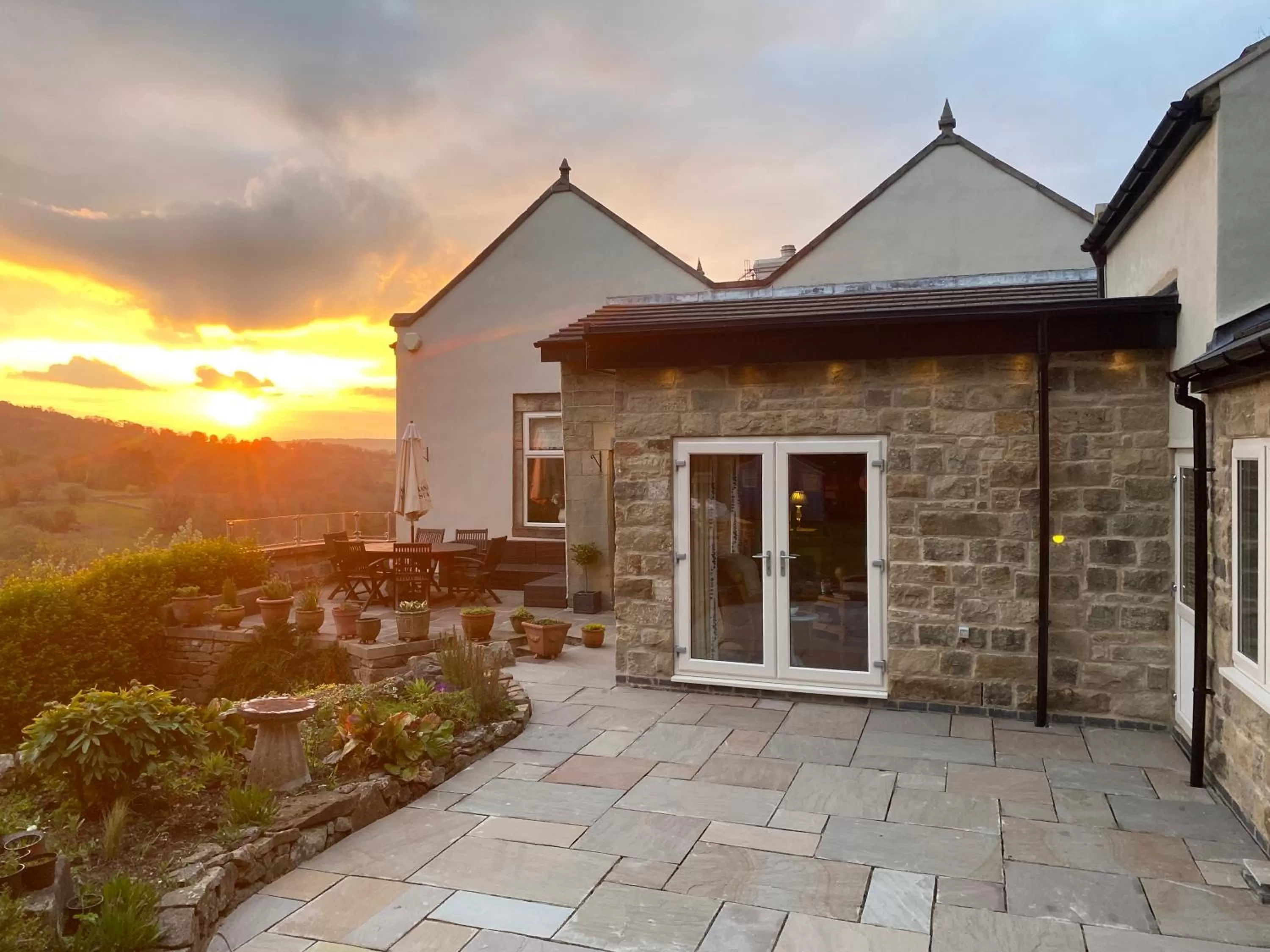 Sunset in The Gables Bed & Breakfast