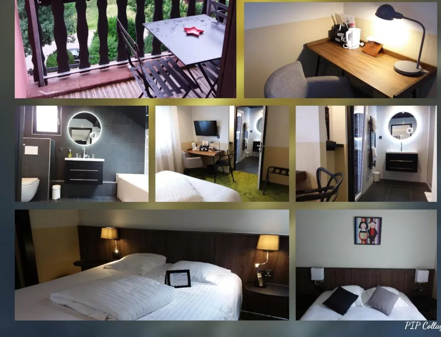 Double Room - Disability Access in Hotel Restaurant au Floridor Double Room - Disability Access in Hotel Restaurant au Floridor