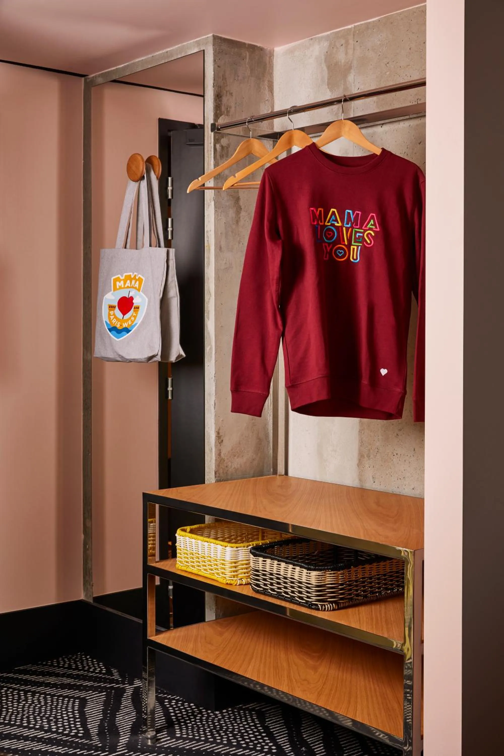 Decorative detail in Mama Shelter Paris West