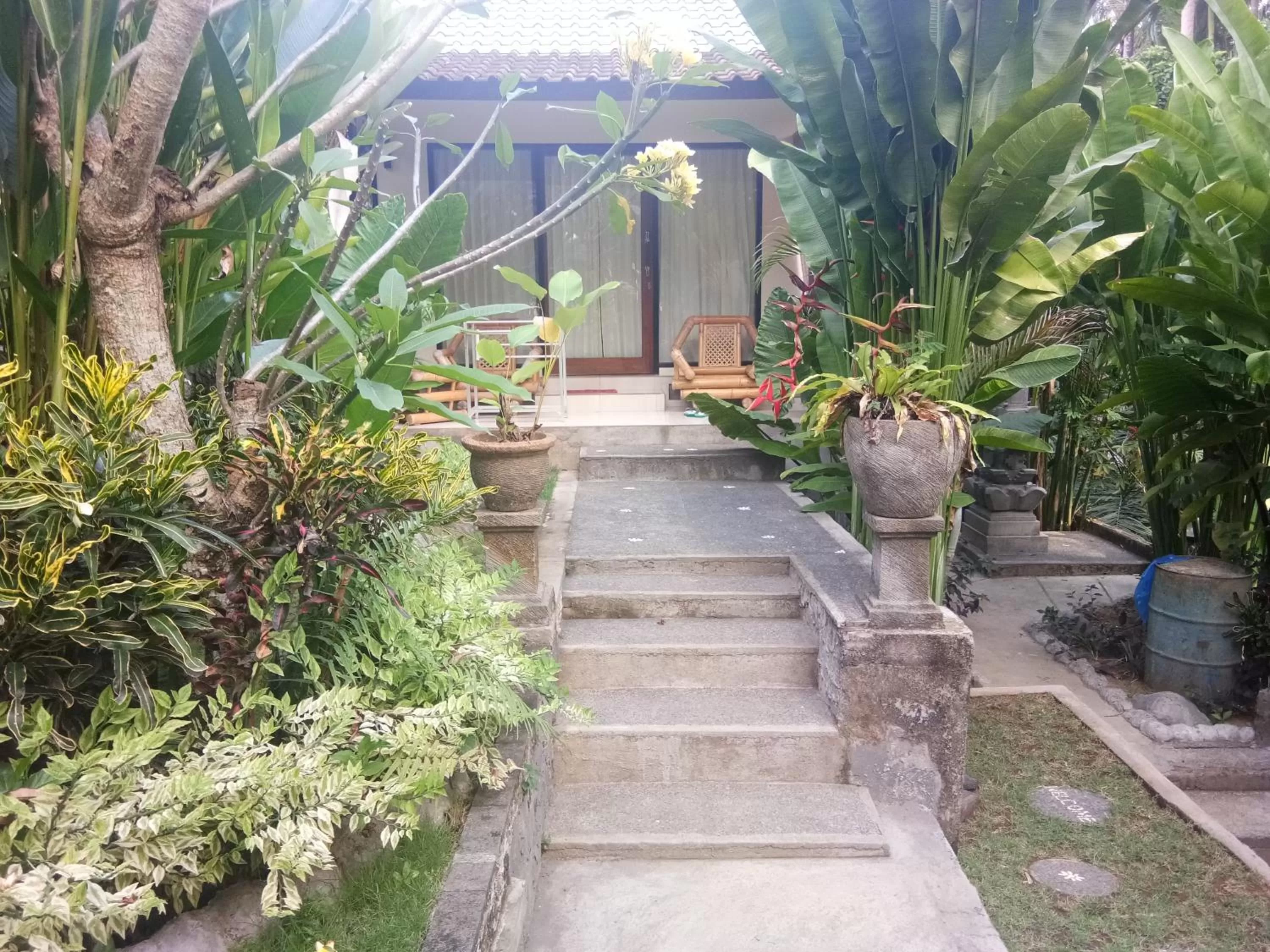 Garden in Kerta Family Bed and Breakfast