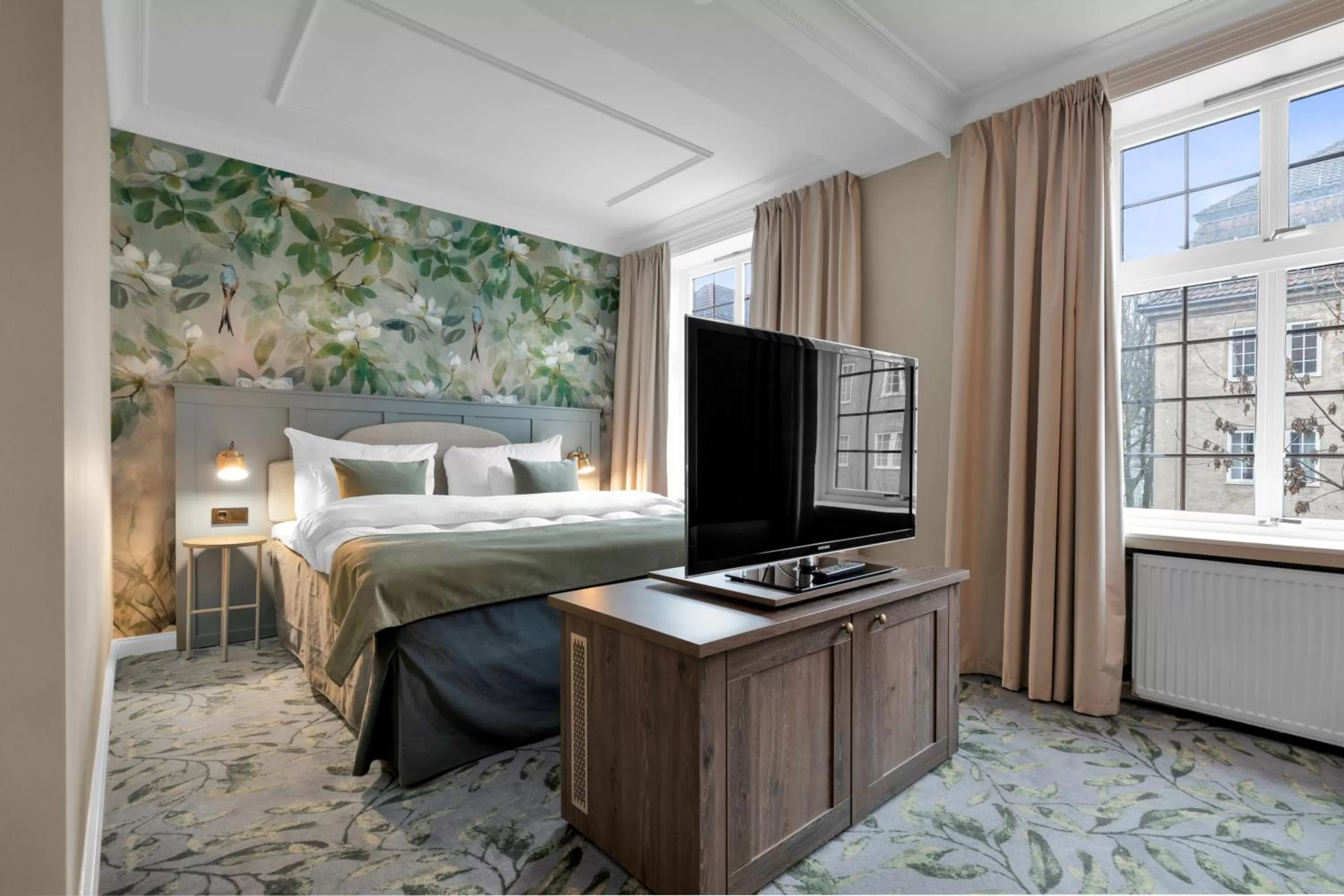 Bed in Home Hotel Gabelshus