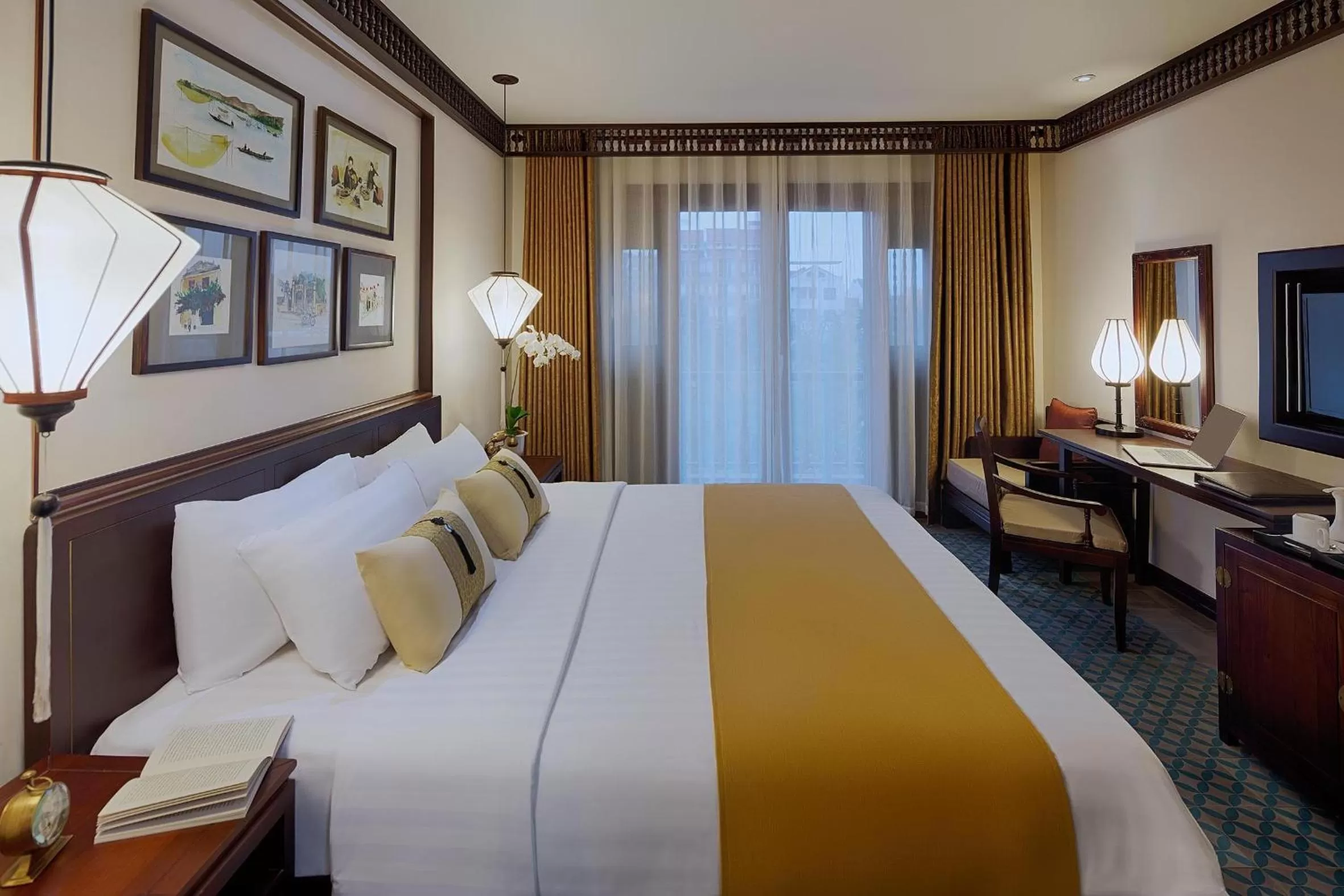 Seating area, Bed in Little Hoi An . A Boutique Hotel & Spa