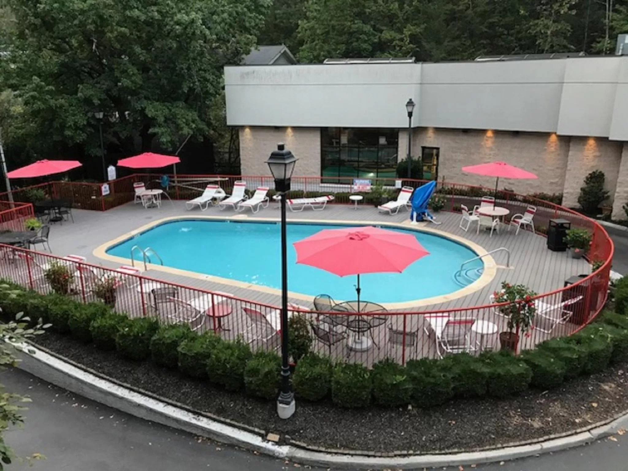 Pool view in Zoders Inn and Suites