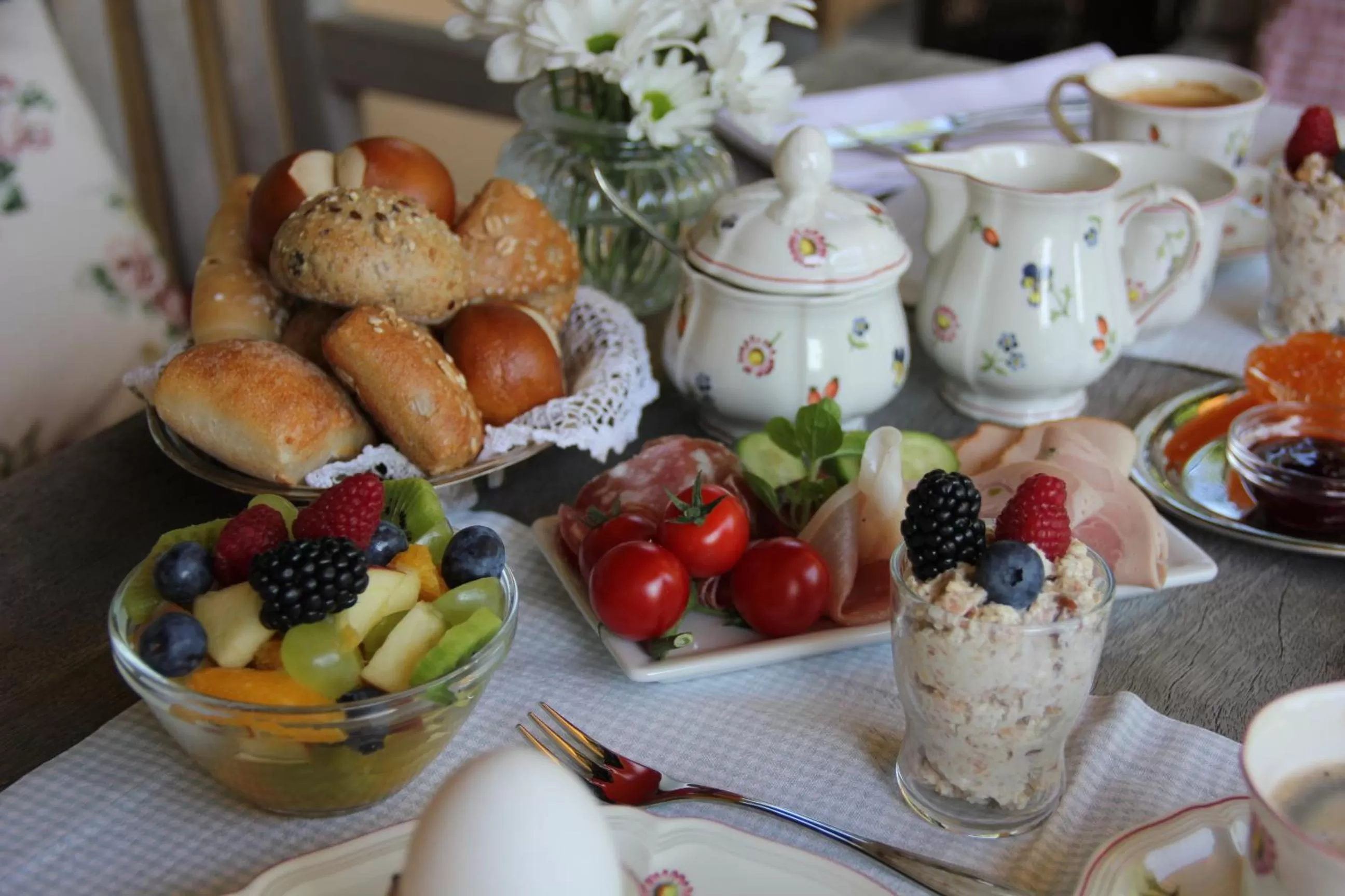 Breakfast, Food in Villa Zollhaus Bed & Breakfast