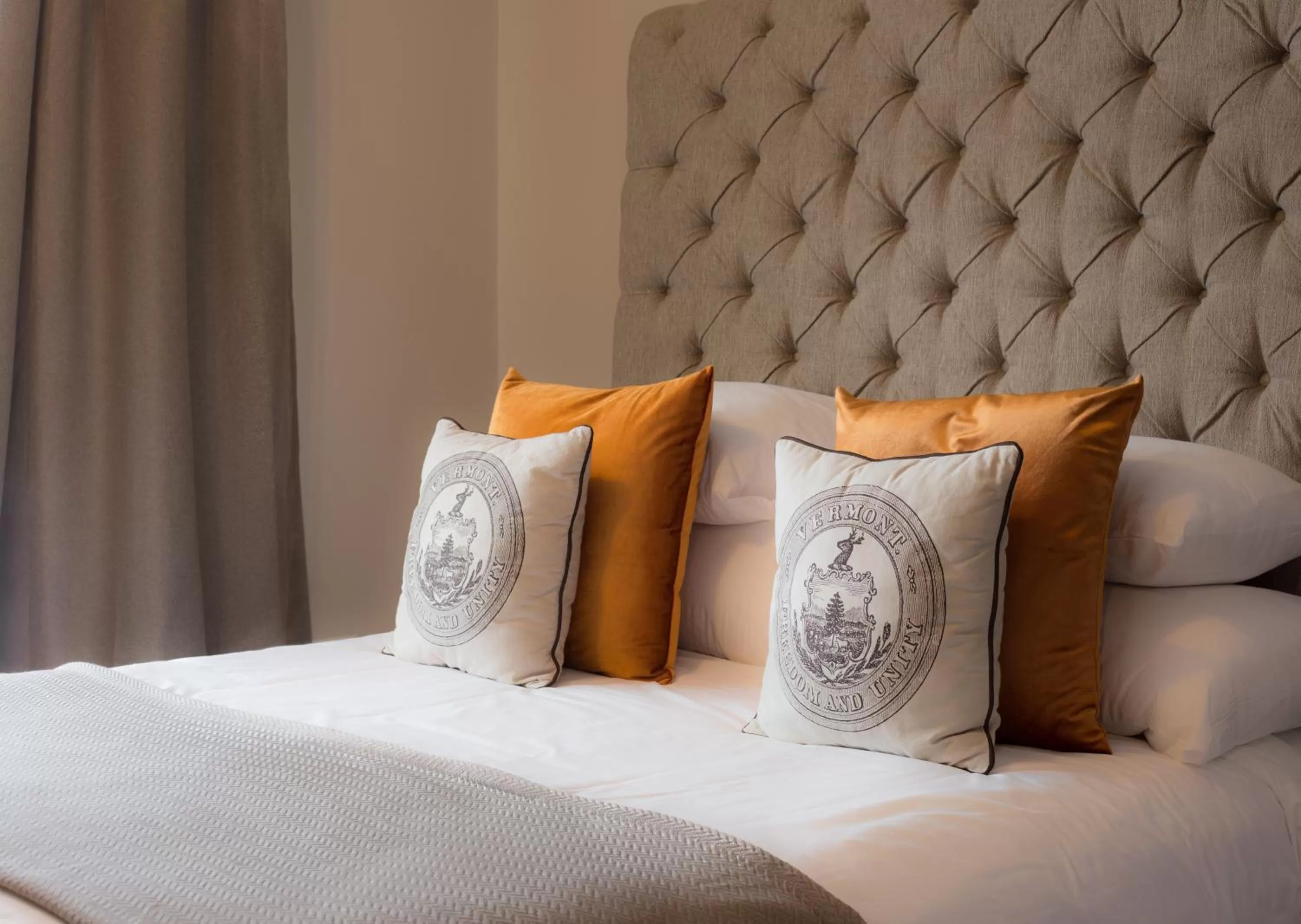 Bed in 506 On the River Inn Woodstock