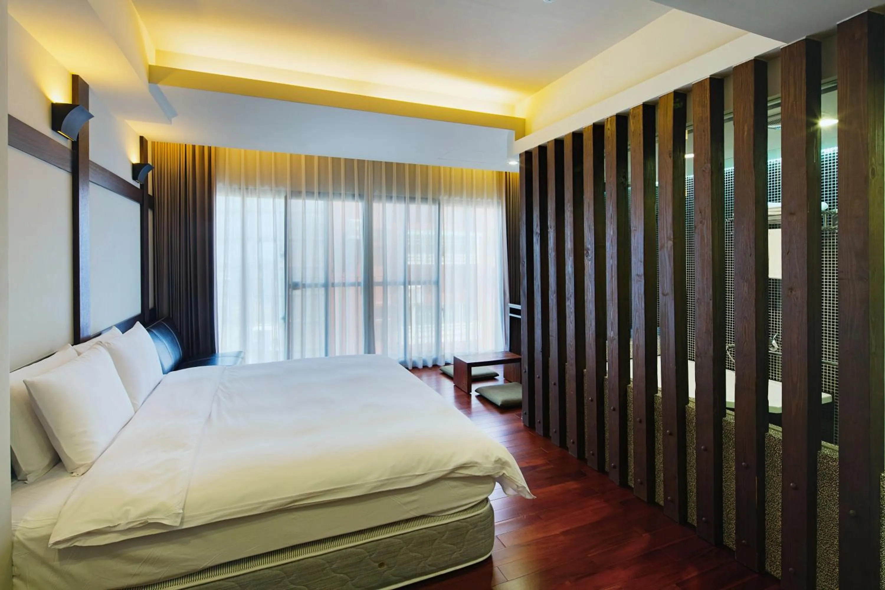 Bedroom, Bed in Hotel Les Champs Hualien