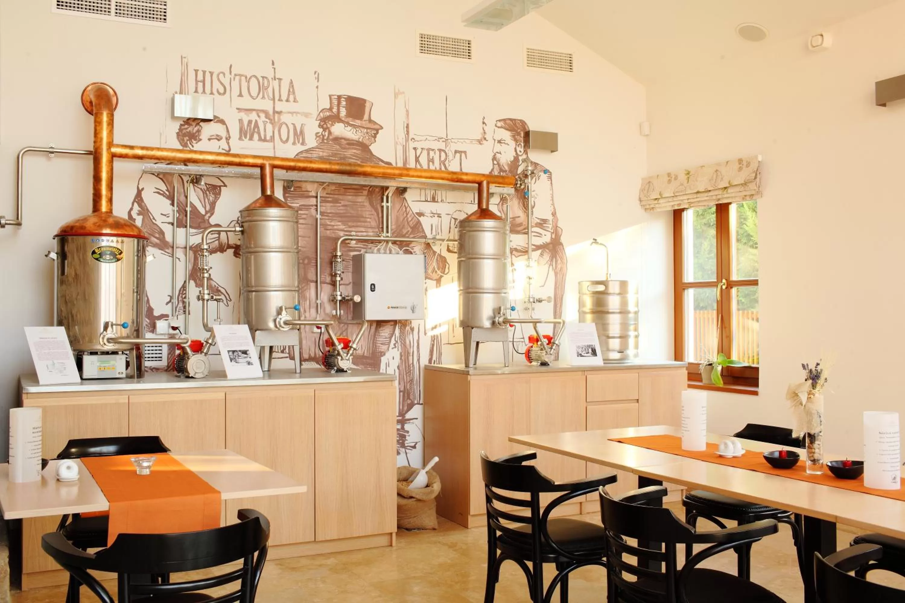 Restaurant/places to eat in Hotel Historia Malomkert