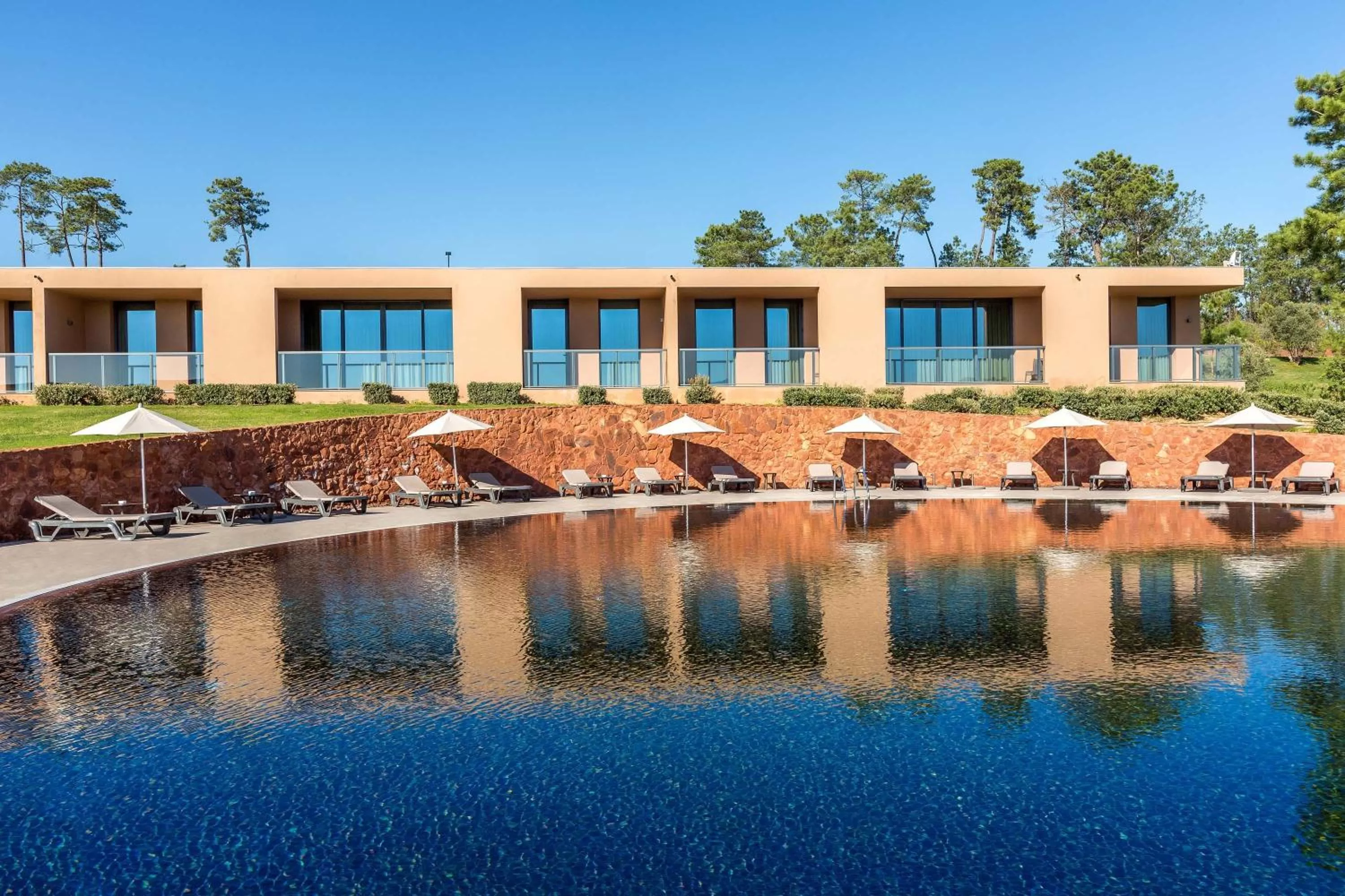 Pool view in NAU Morgado Golf & Country Club