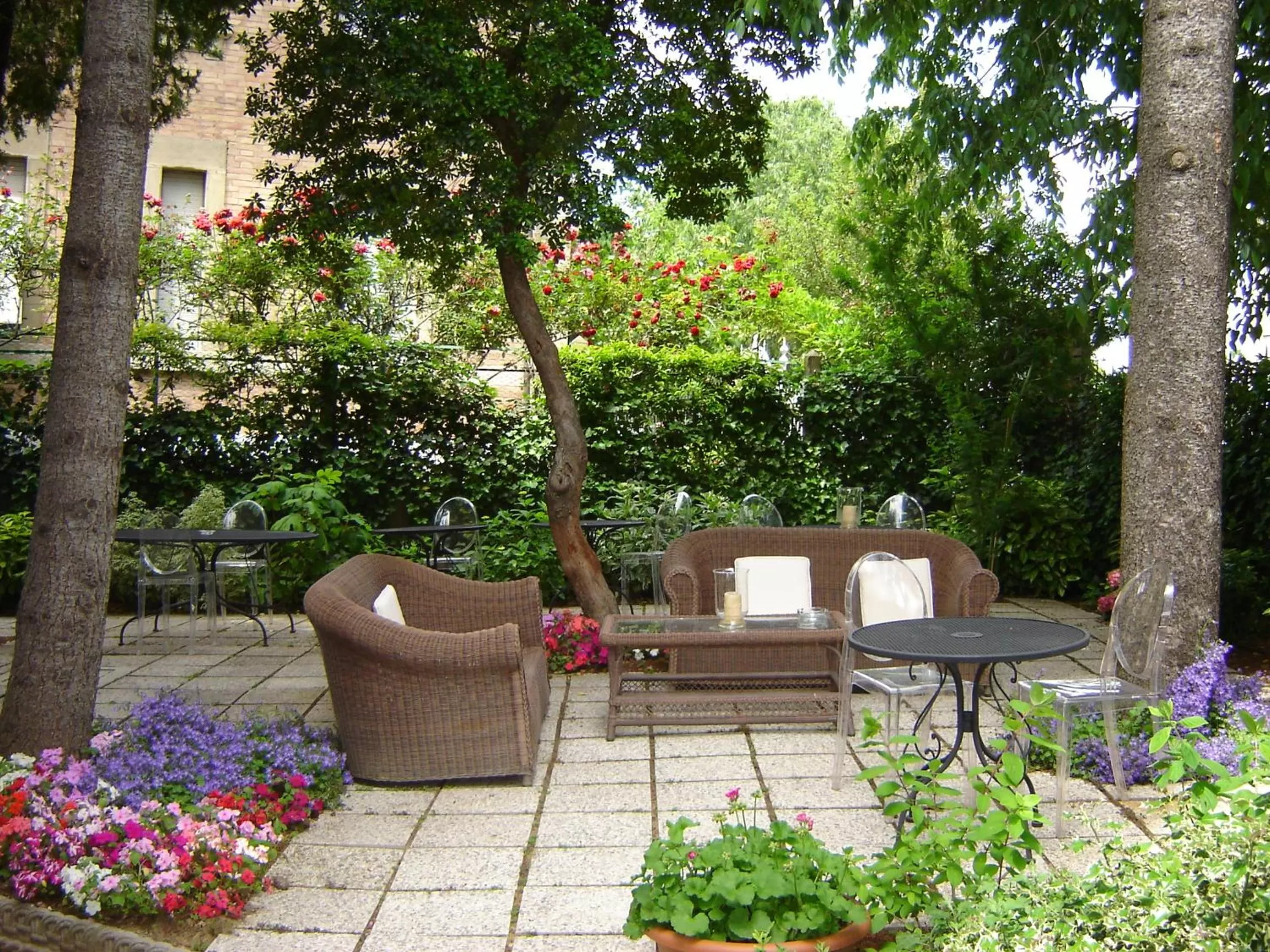 Patio in Villa Elda Boutique Hotel