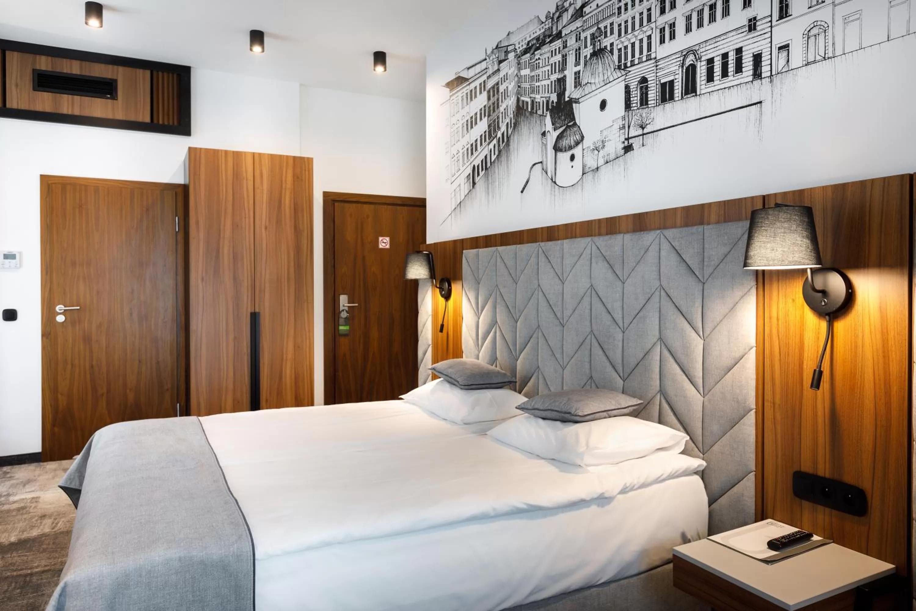 Bed in Focus Hotel Premium Kraków