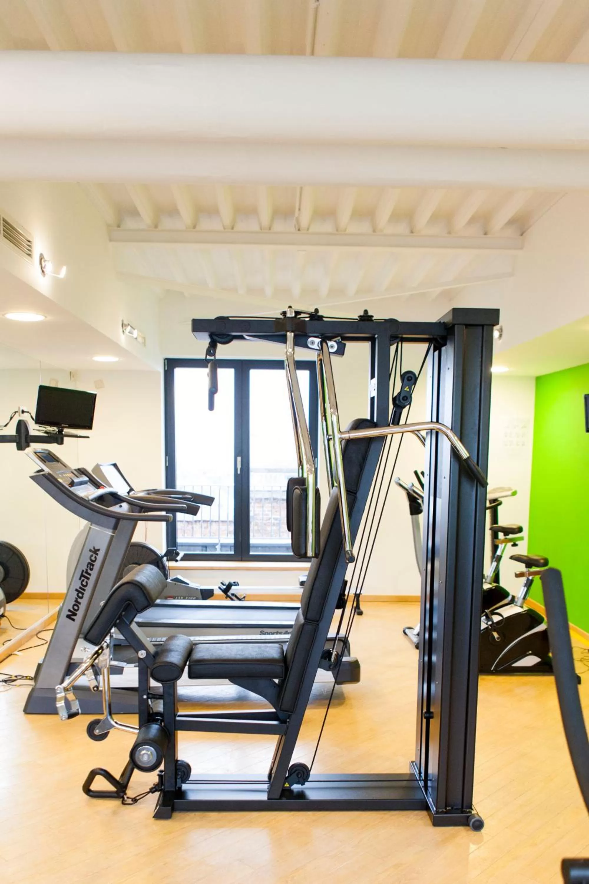 Fitness centre/facilities in Hotel Le Châtelain