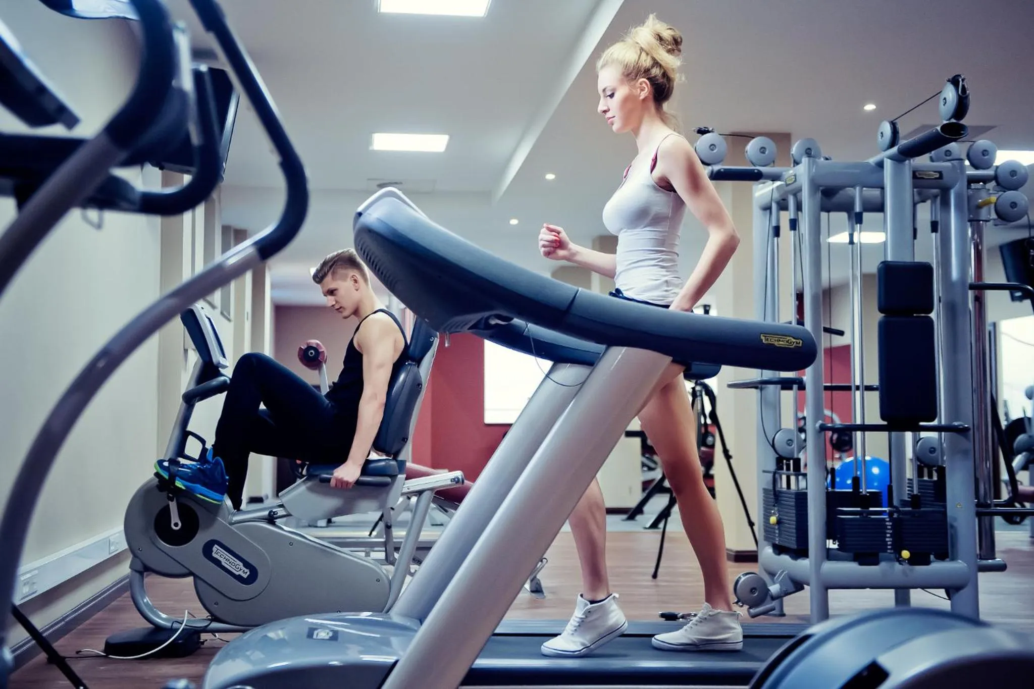 Fitness centre/facilities in Hotel Binkowski