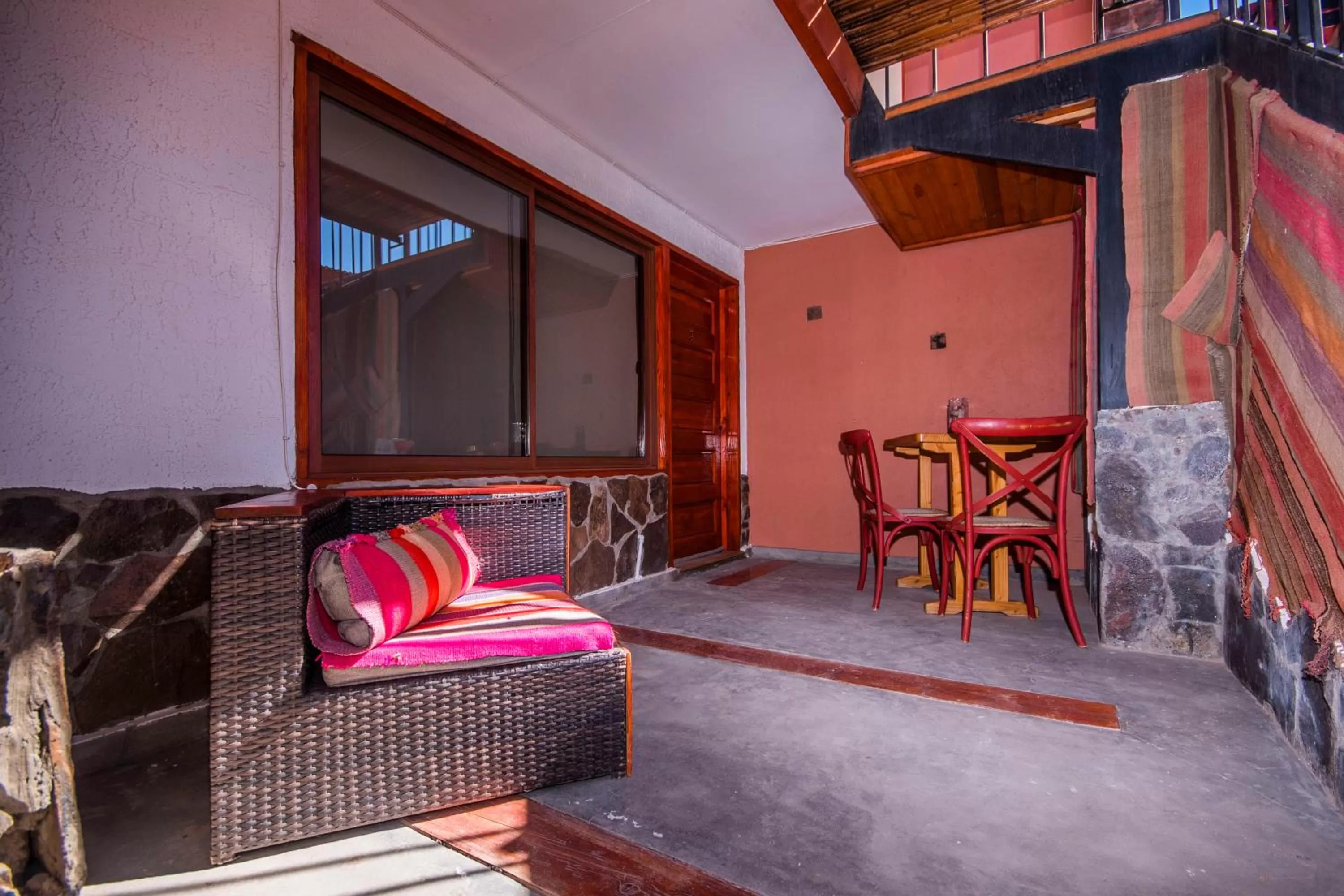 Seating area in Hotel Casa Algarrobo