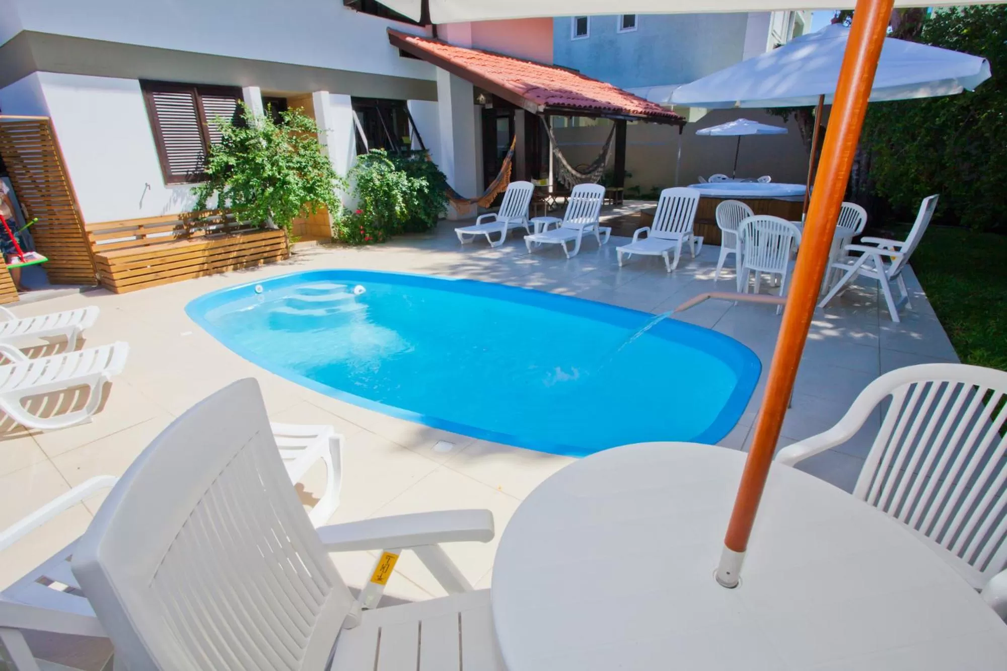 Patio, Swimming Pool in Beach House Floripa