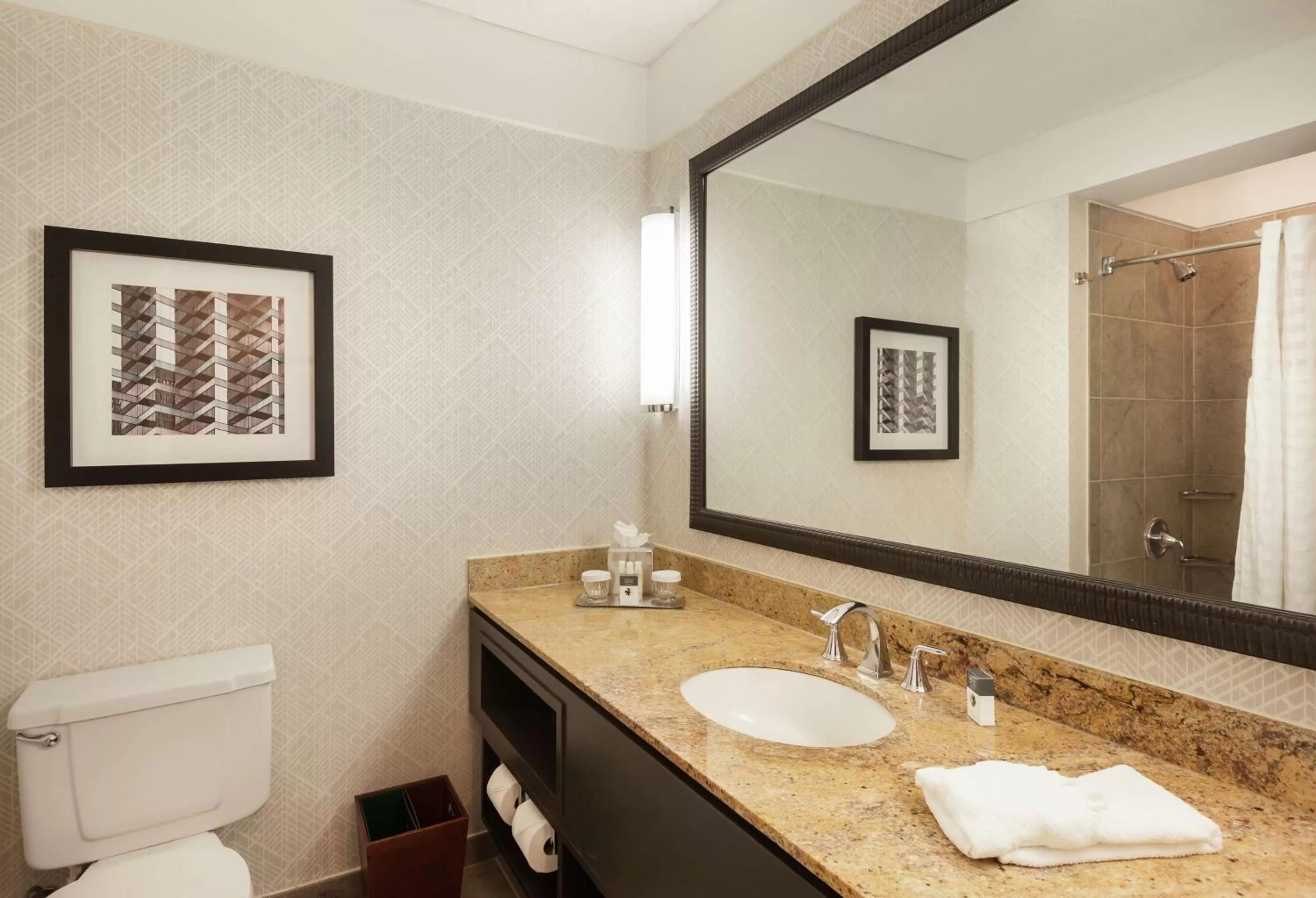 Bathroom in DoubleTree by Hilton Hotel & Suites Houston by the Galleria