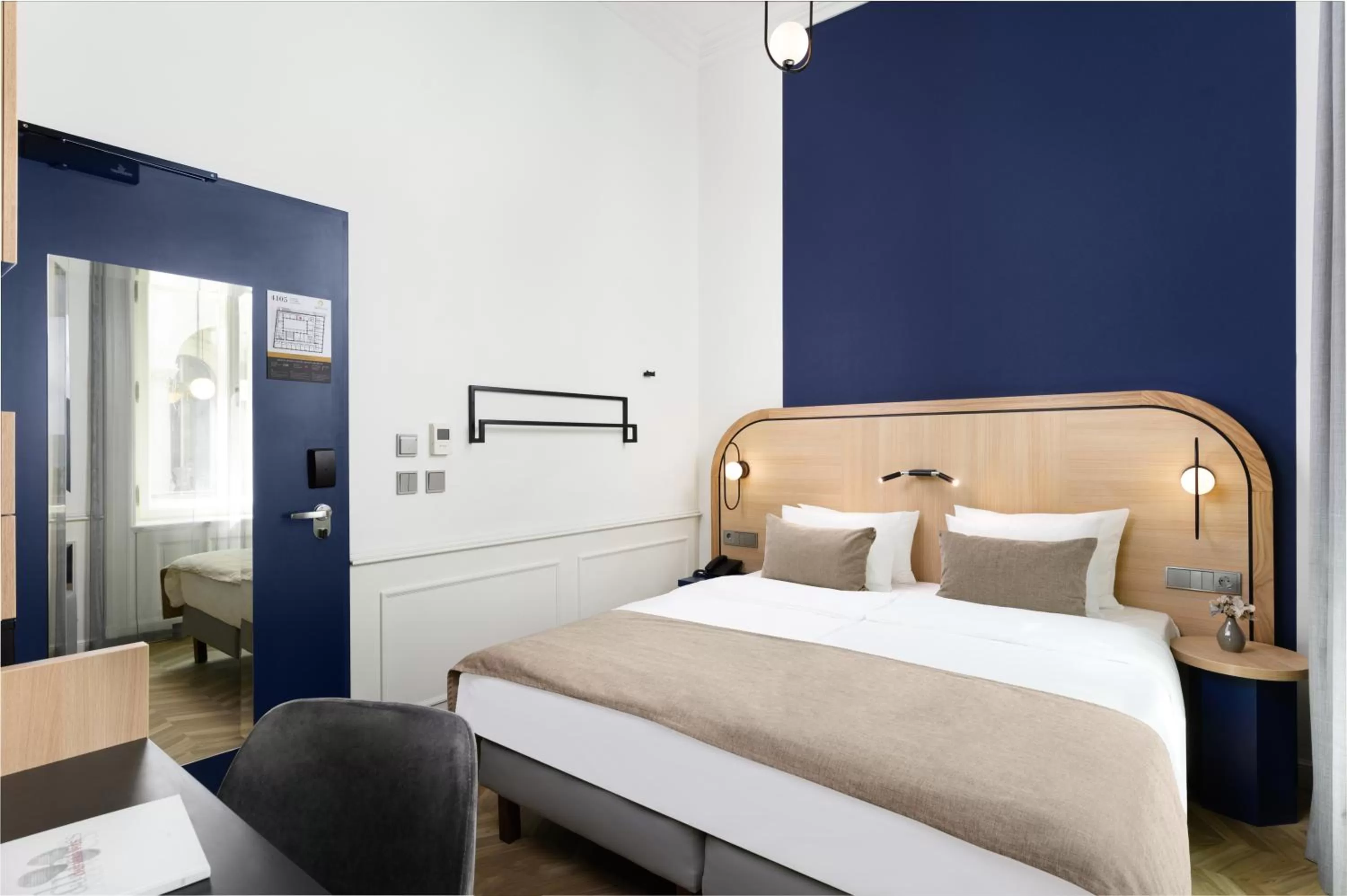 Bedroom, Bed in Hotel Oktogon Haggenmacher by Continental Group