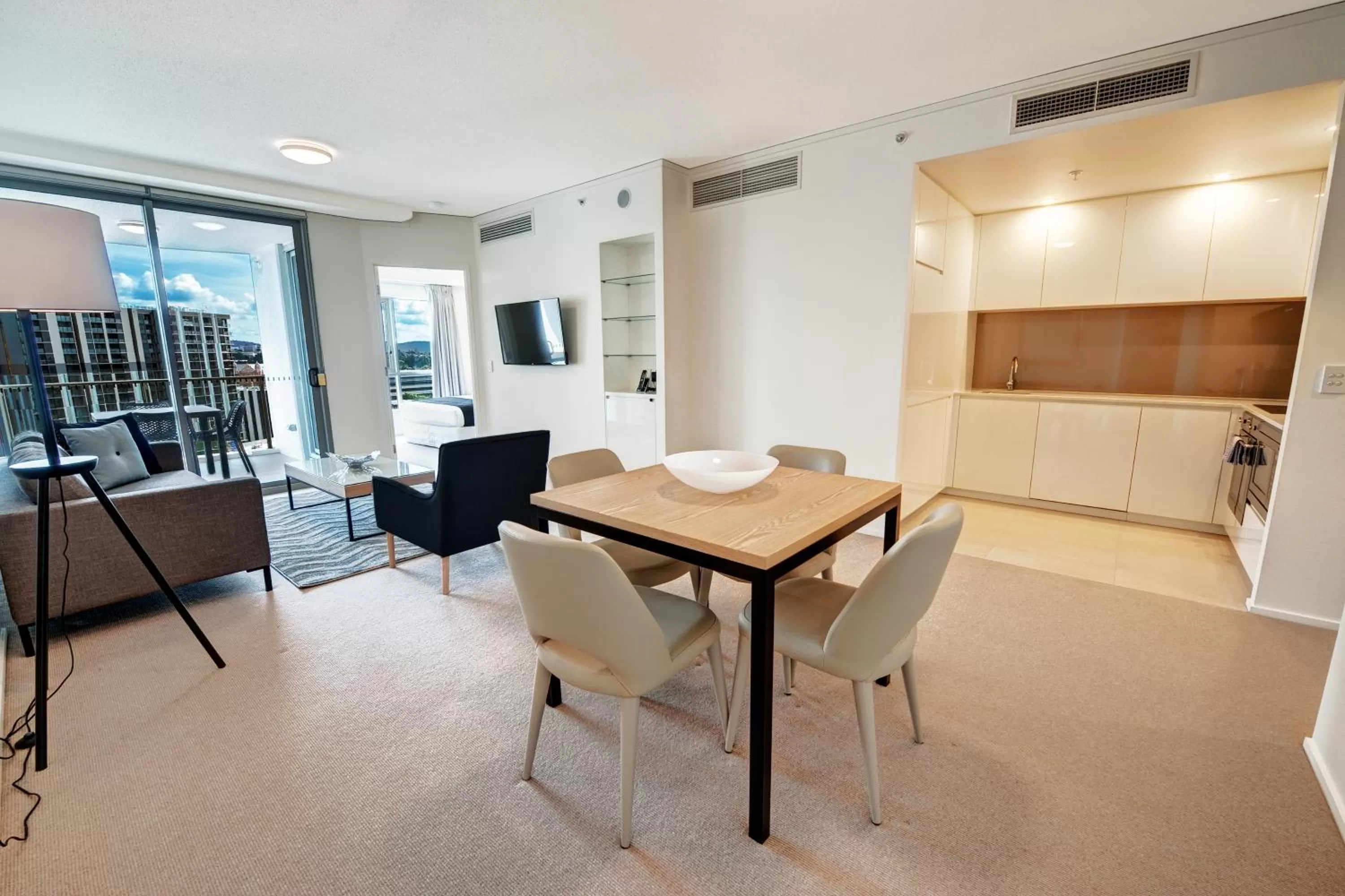 Living room in Belise Apartments