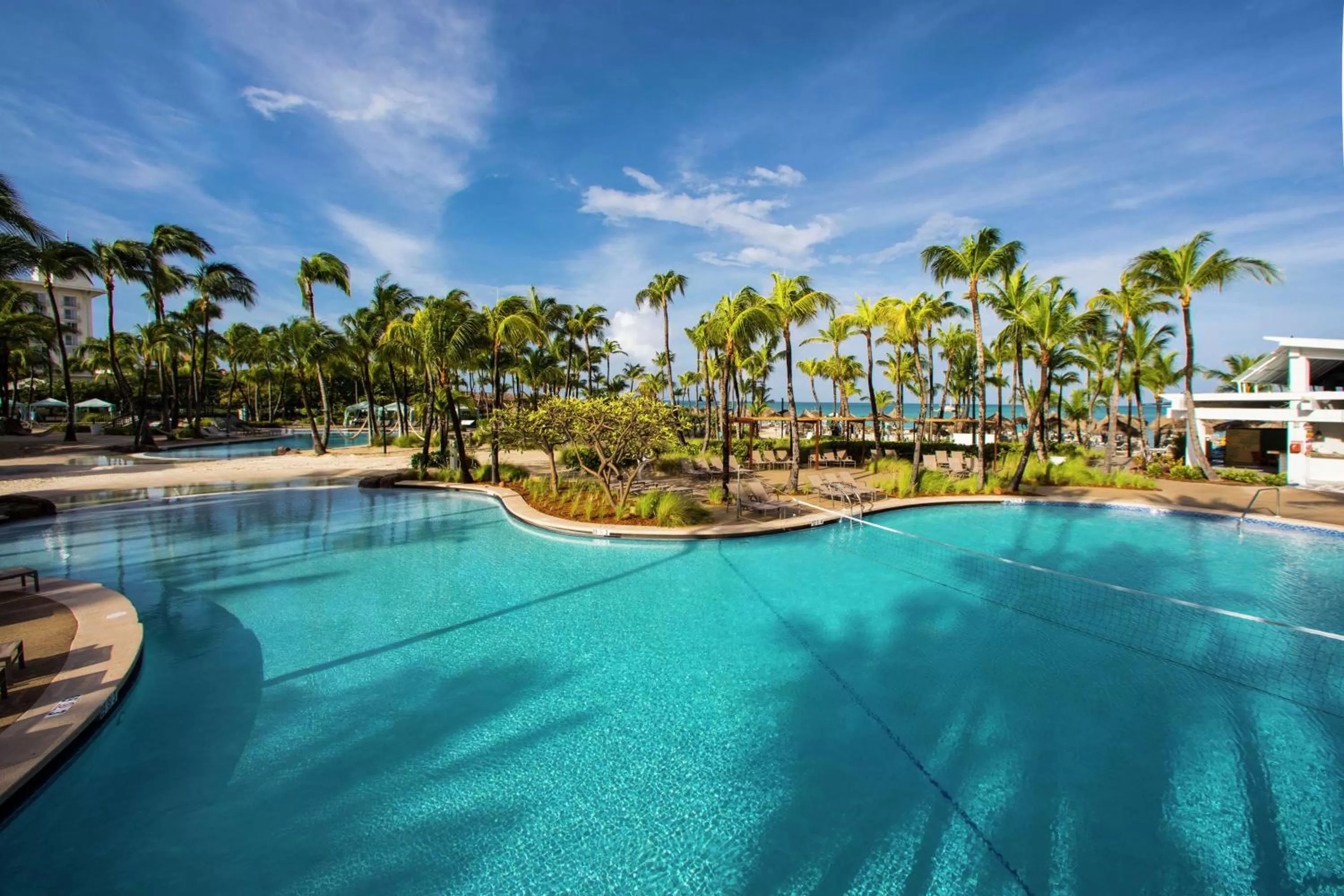 Pool view in Hilton Aruba Caribbean Resort & Casino