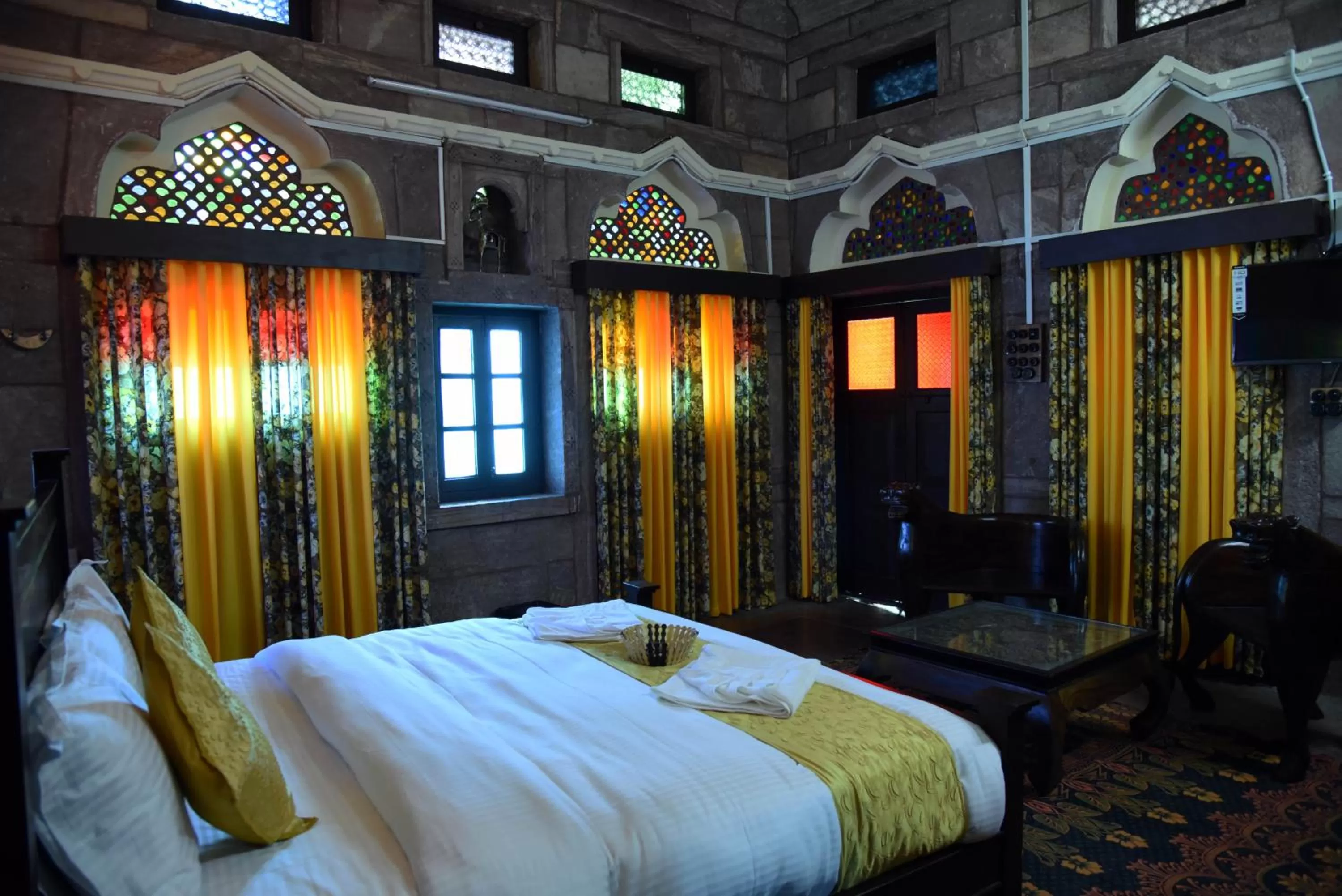 Bedroom in The Thikana Heritage
