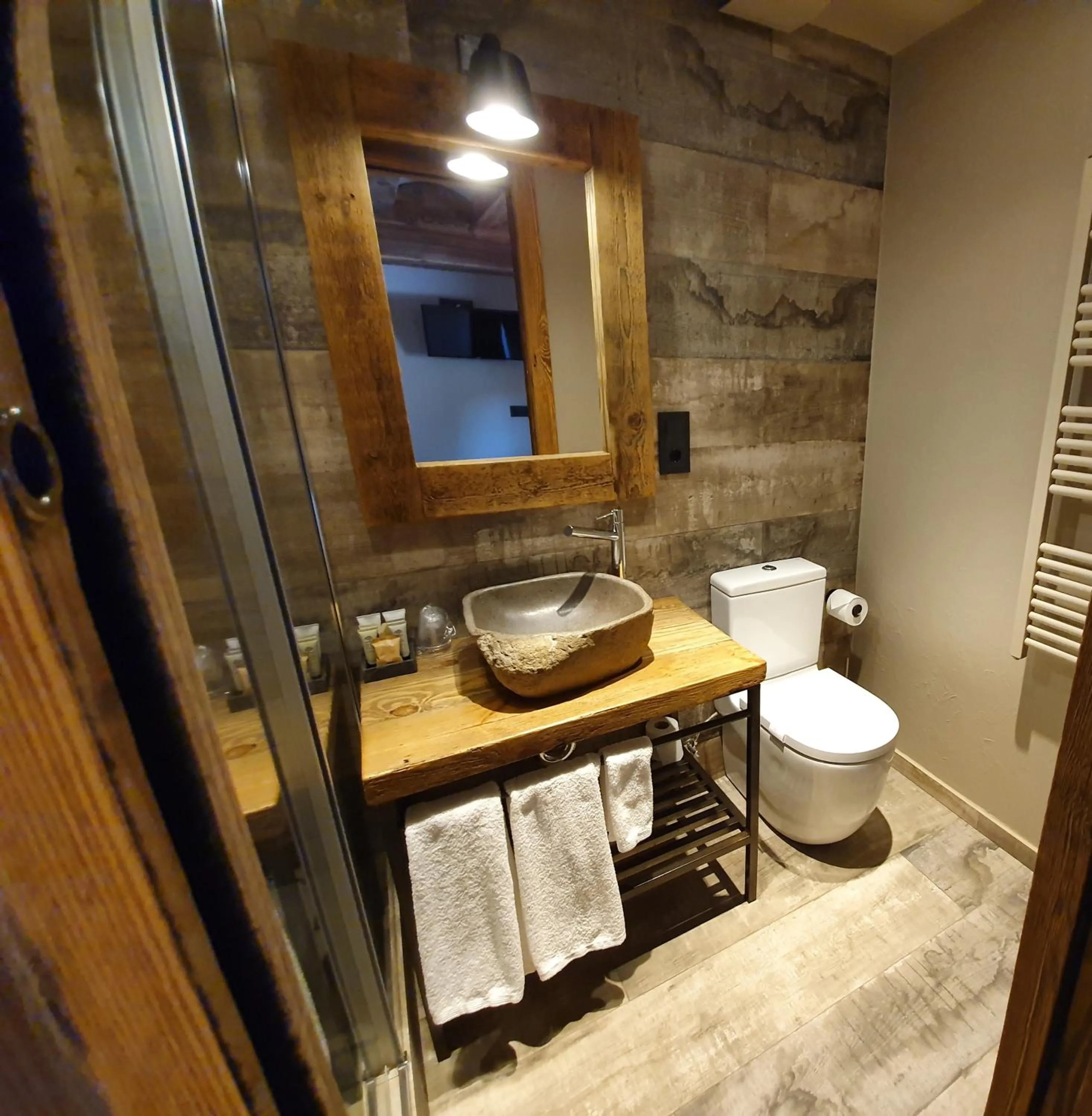 Toilet in Hotel Boutique Puig Francó