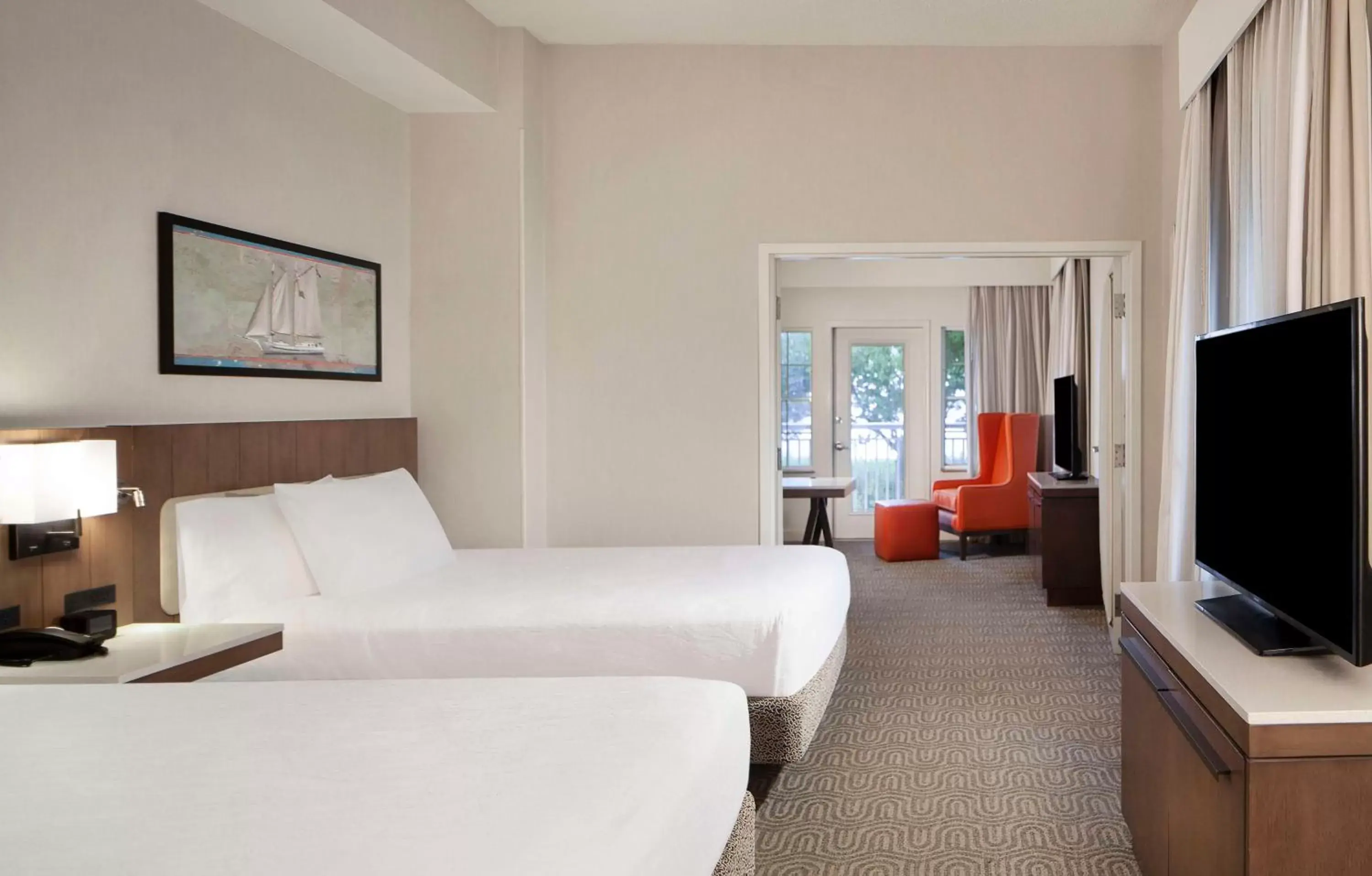 One-Bedroom Queen Suite with Bay Front View in Hilton Garden Inn Kent Island One-Bedroom Queen Suite with Bay Front View in Hilton Garden Inn Kent Island