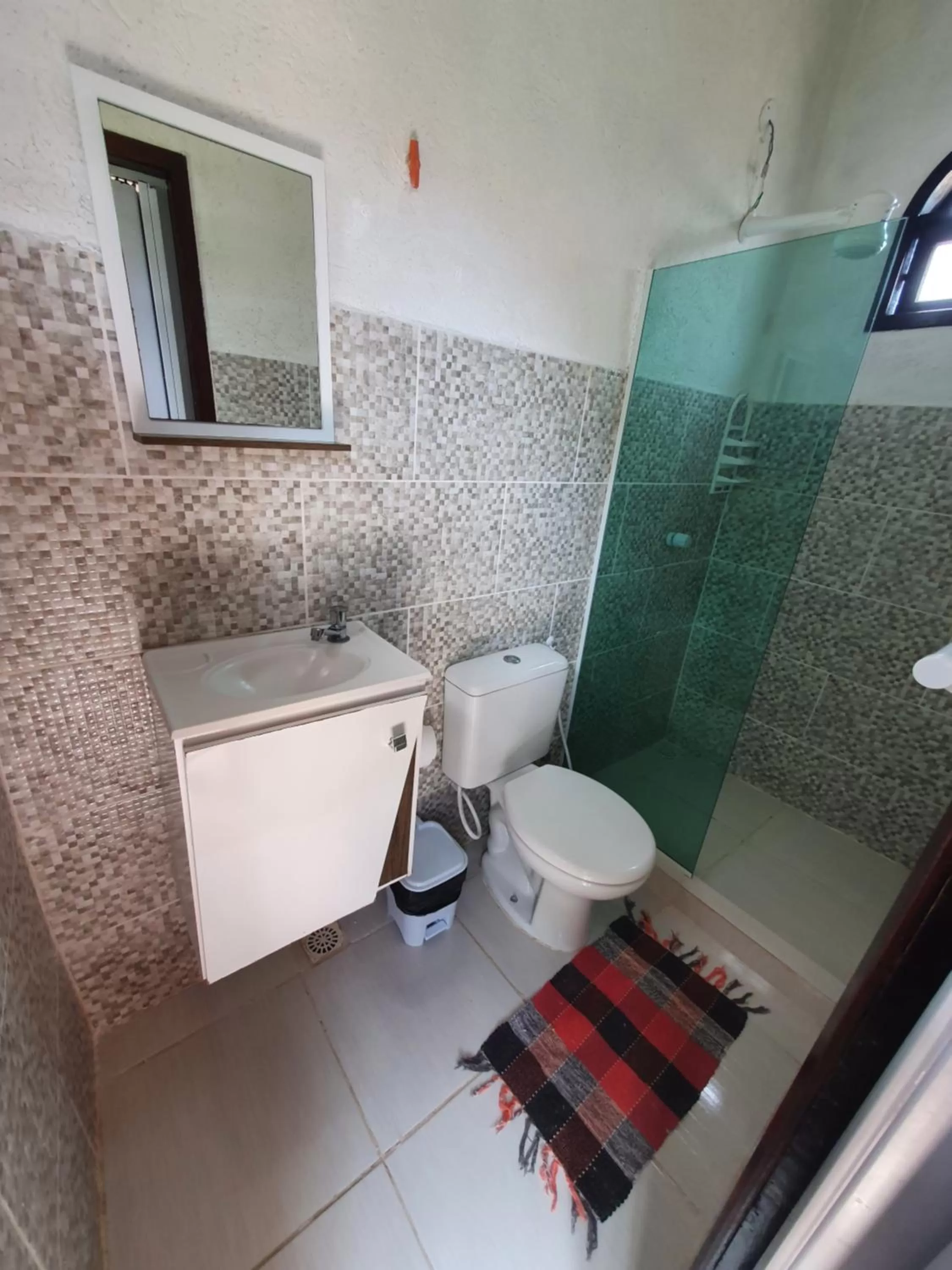 Bathroom in Suítes Casa do Barão