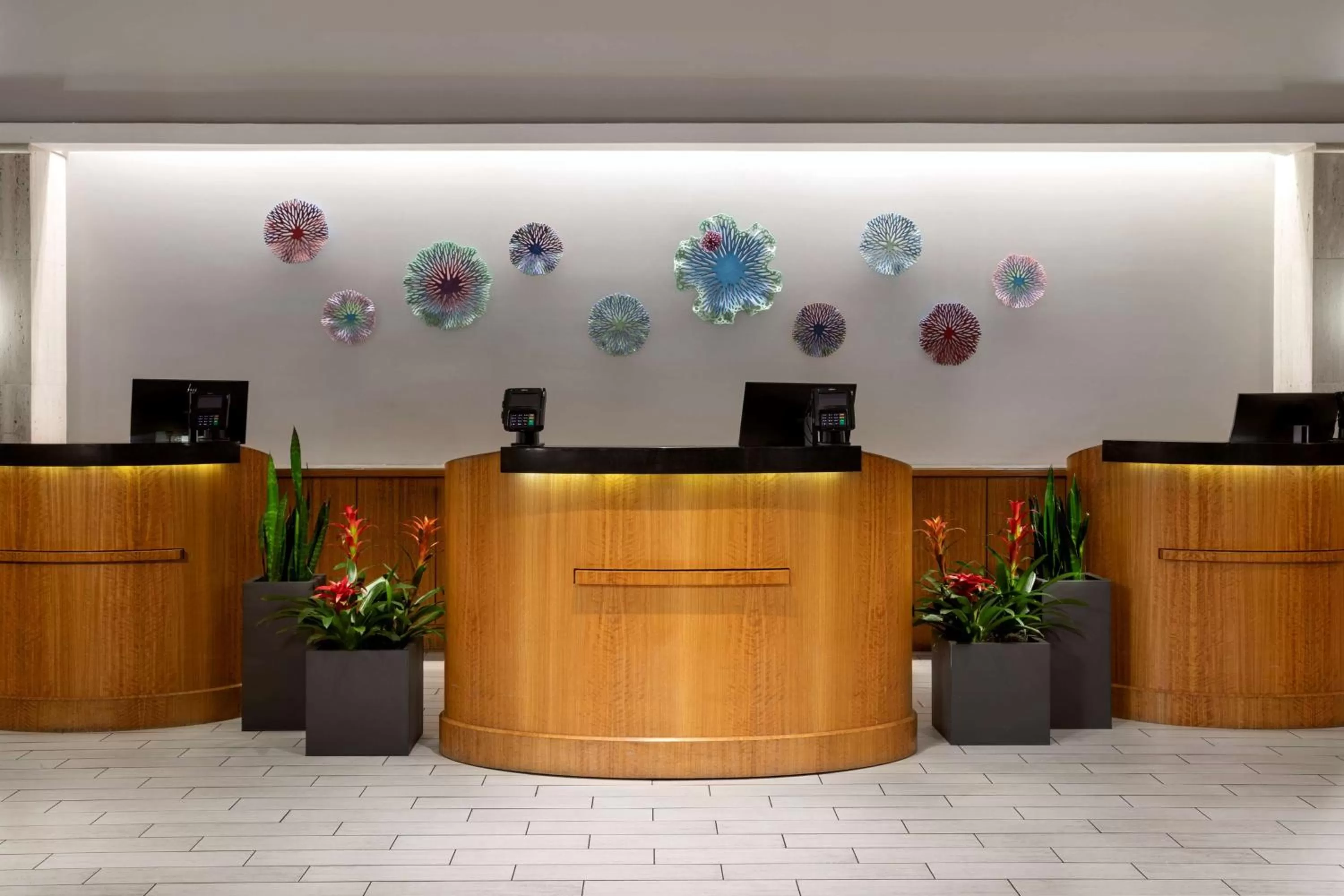 Lobby or reception in Embassy Suites by Hilton Tampa Airport Westshore