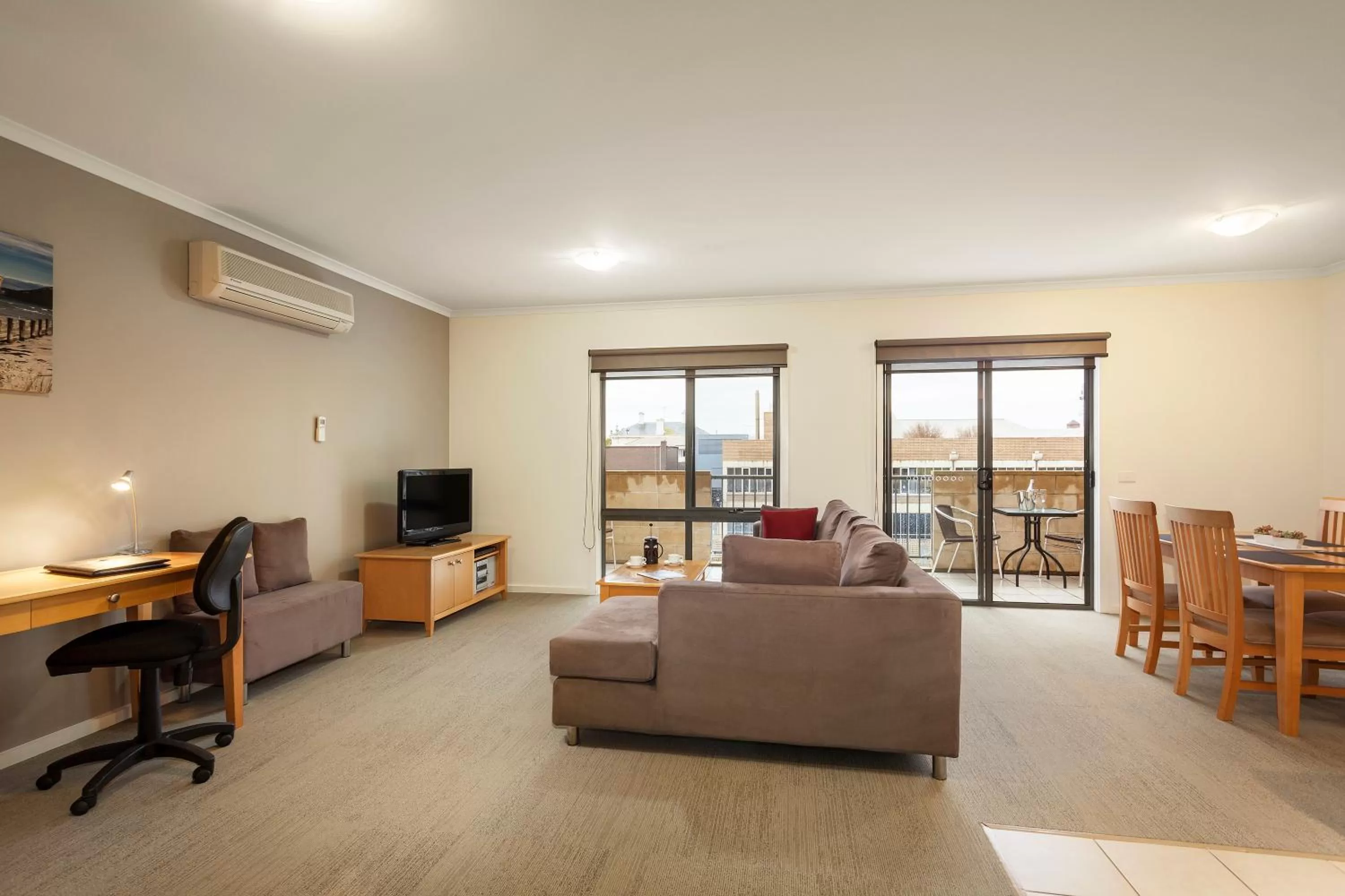 Living room in Quest Warrnambool