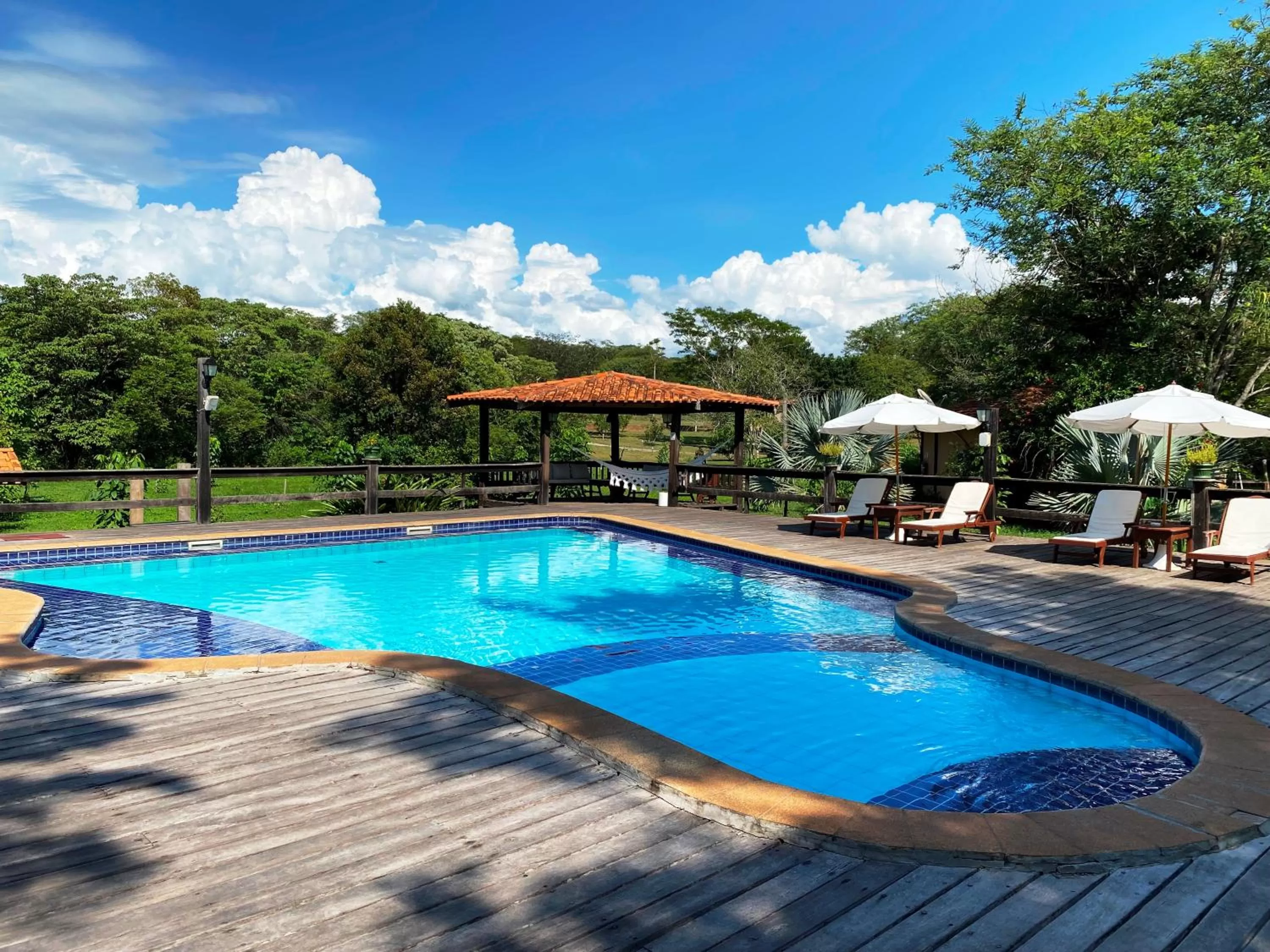Pool view in Hotel Santa Esmeralda