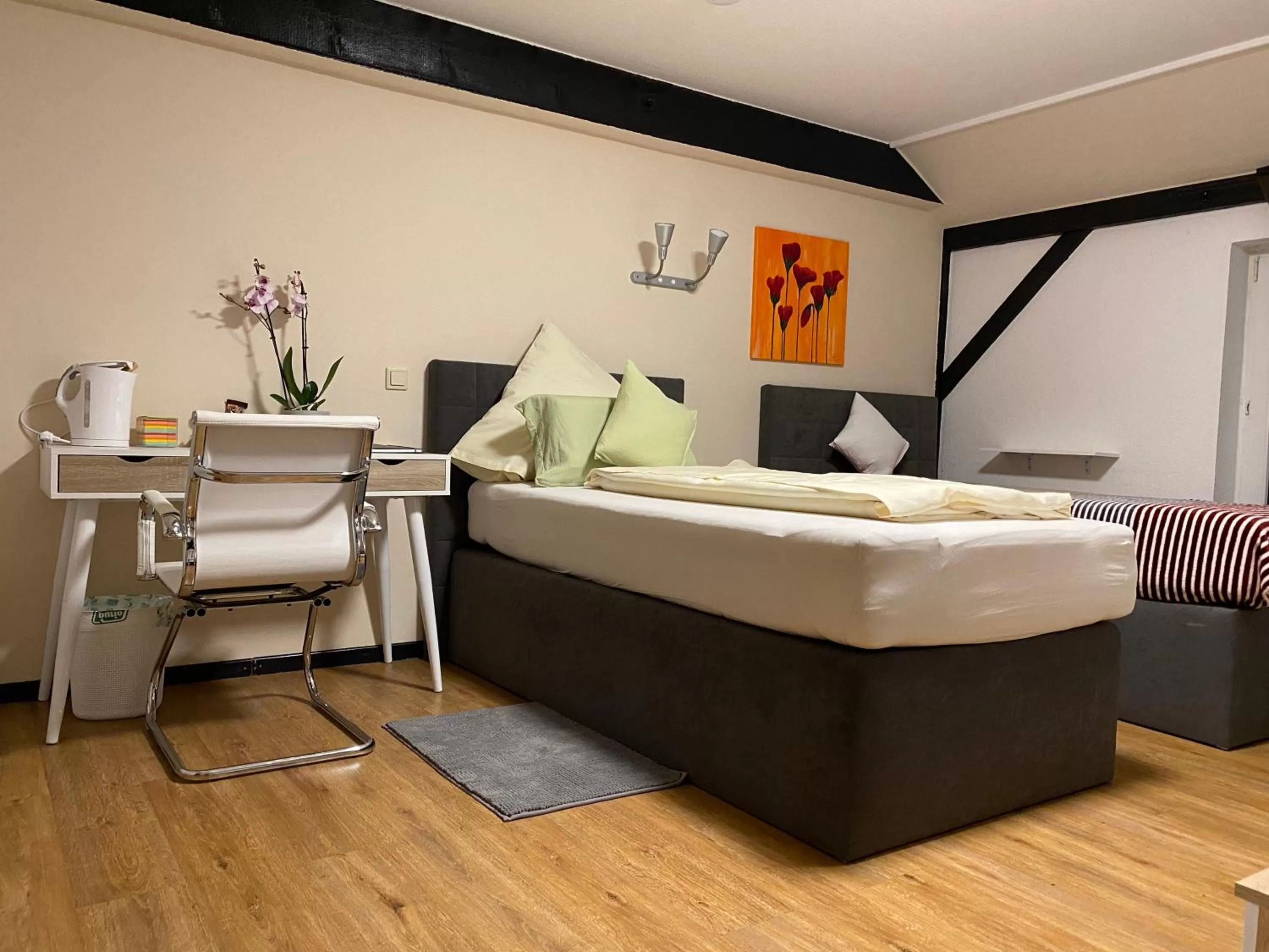 Bedroom, Bed in Landhaus Pohlhof