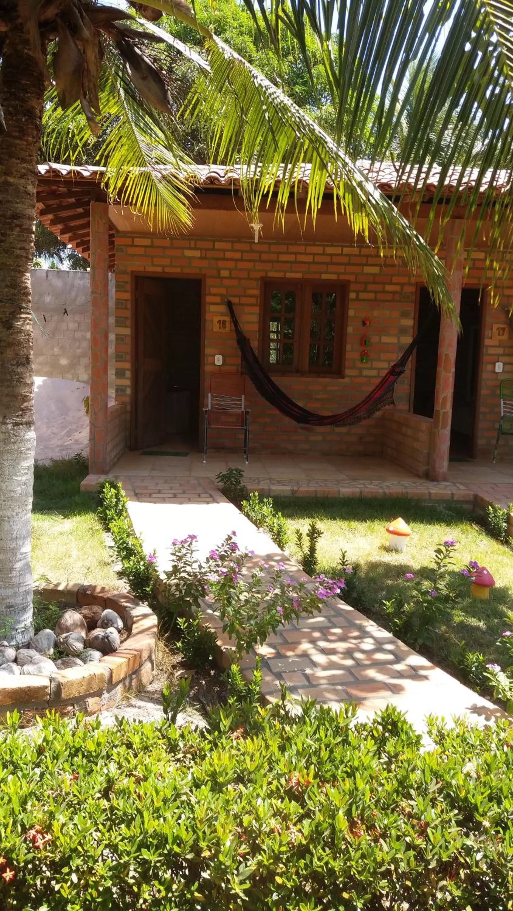 Patio, Property Building in Pousada do Riacho