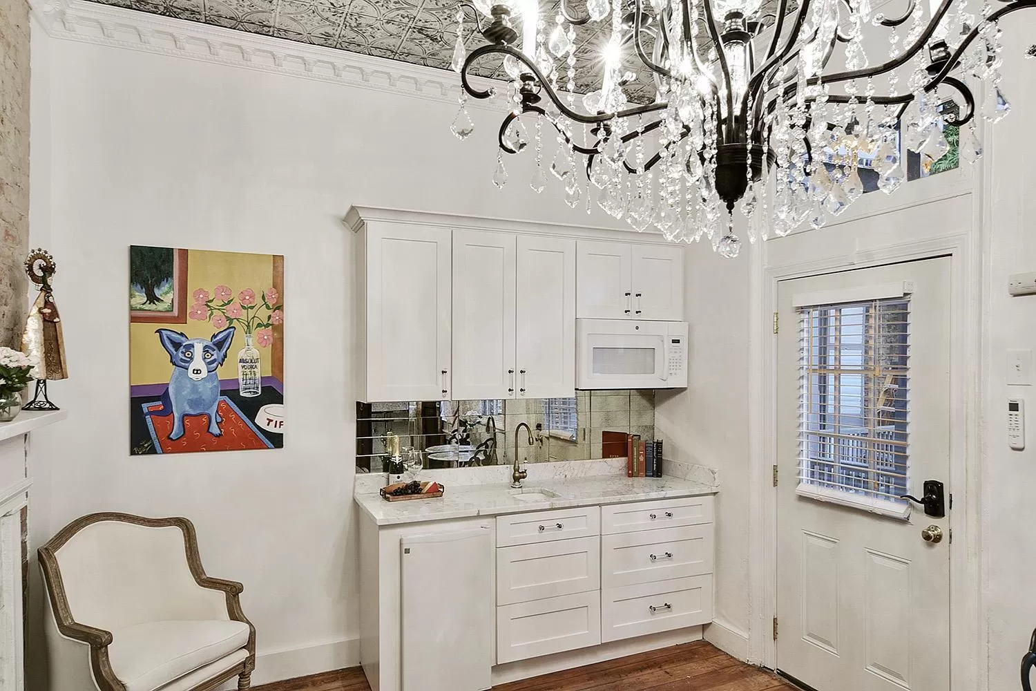 Kitchen or kitchenette in French Quarter Mansion