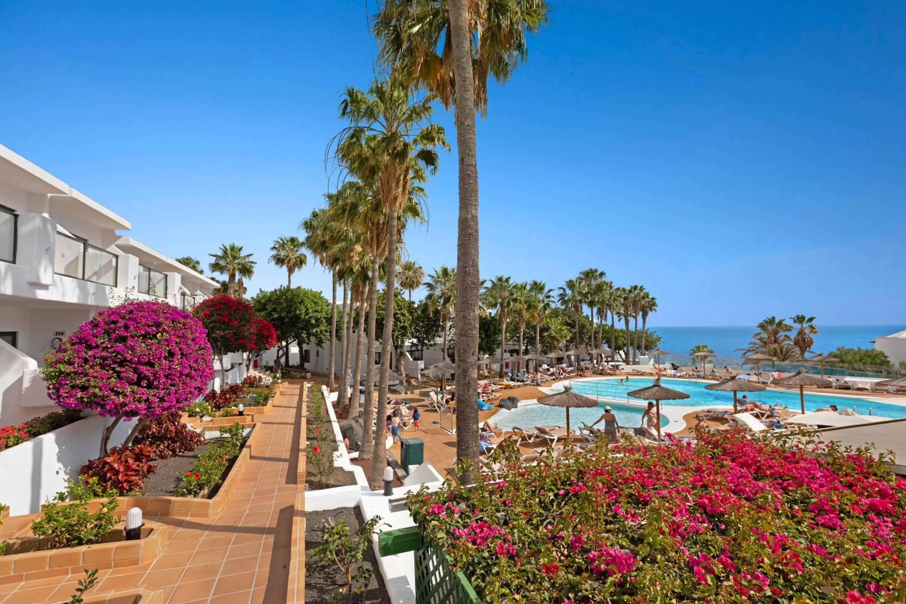 Patio in Hotel THB Flora